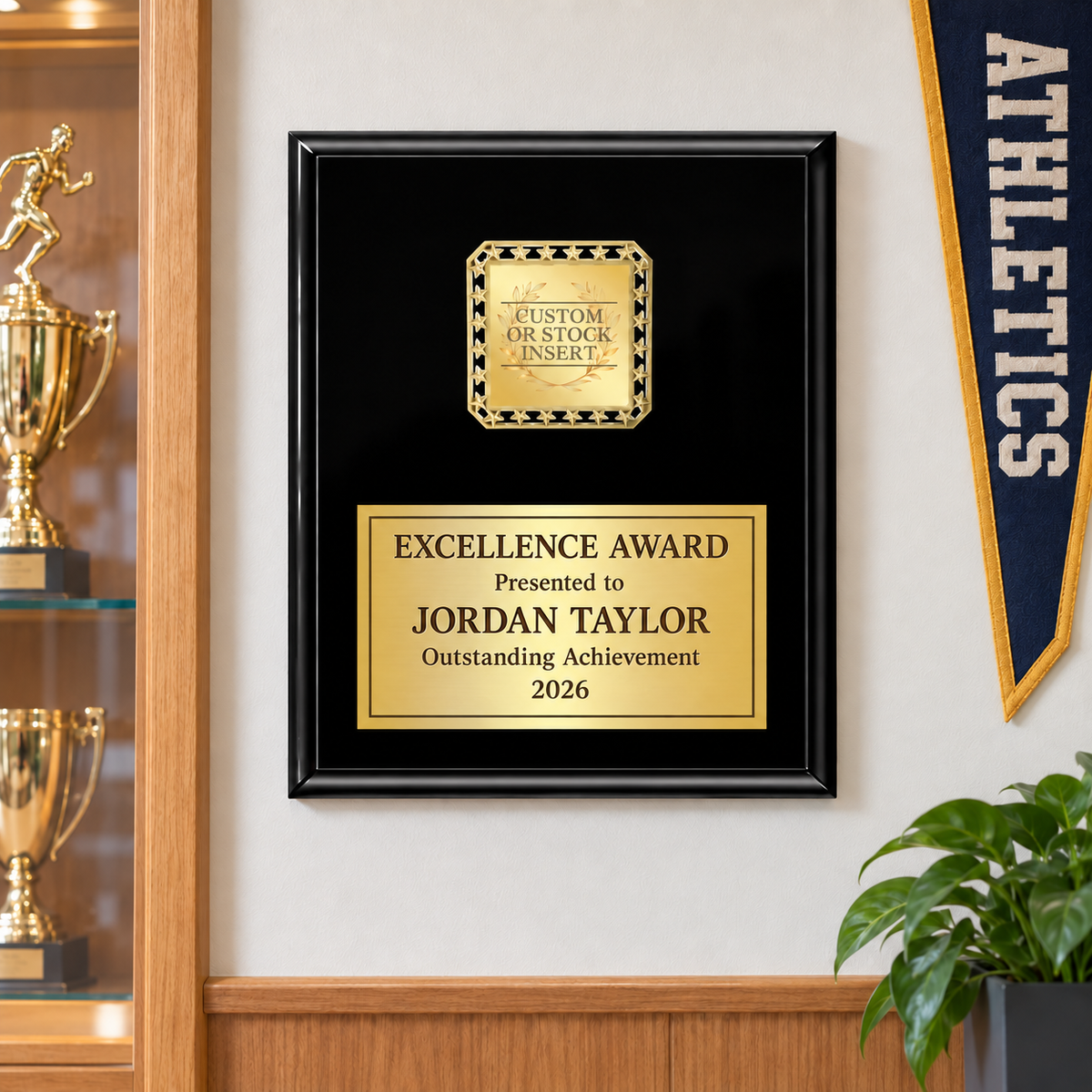 Square Star Medallion Plaque