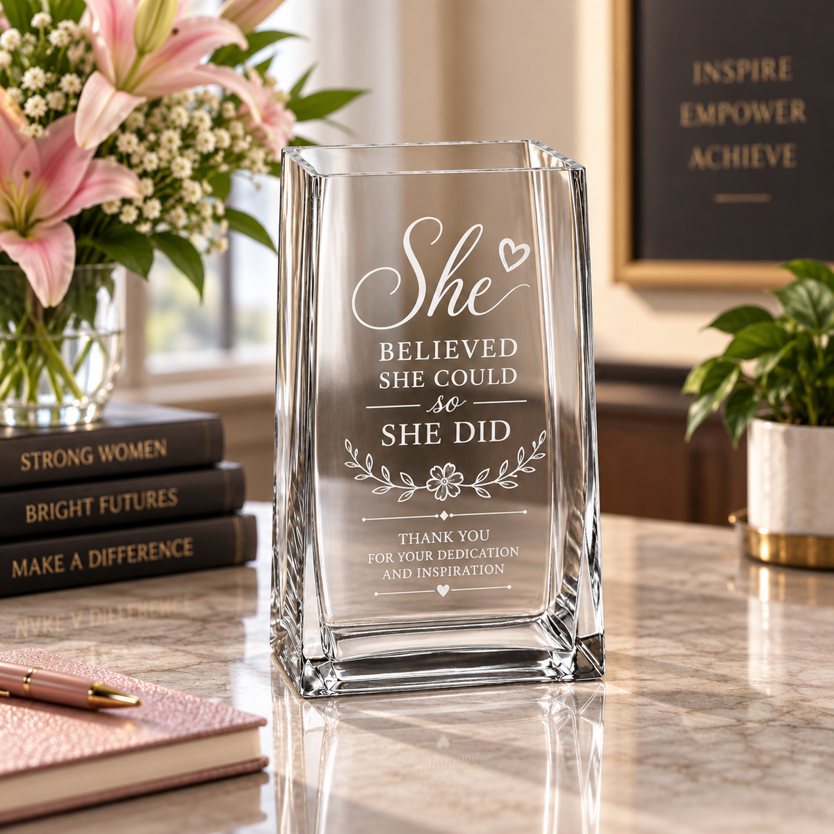 Daydream Handmade Rectangle Glass Vase