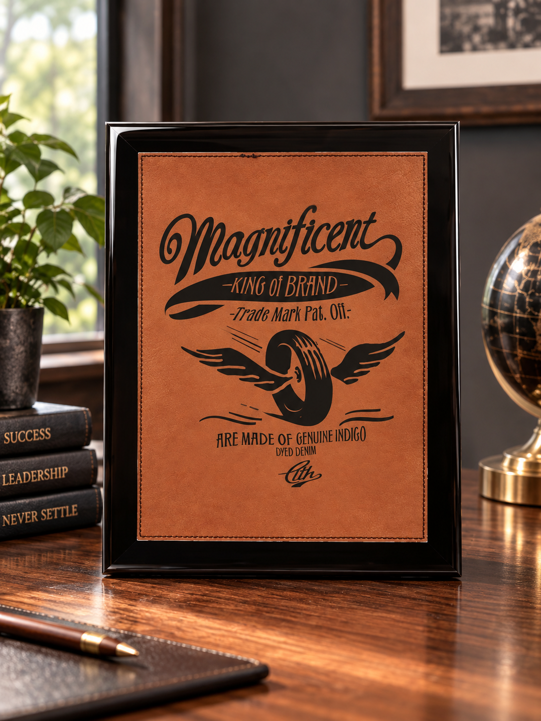 Classic Laserable Leatherette Plaque