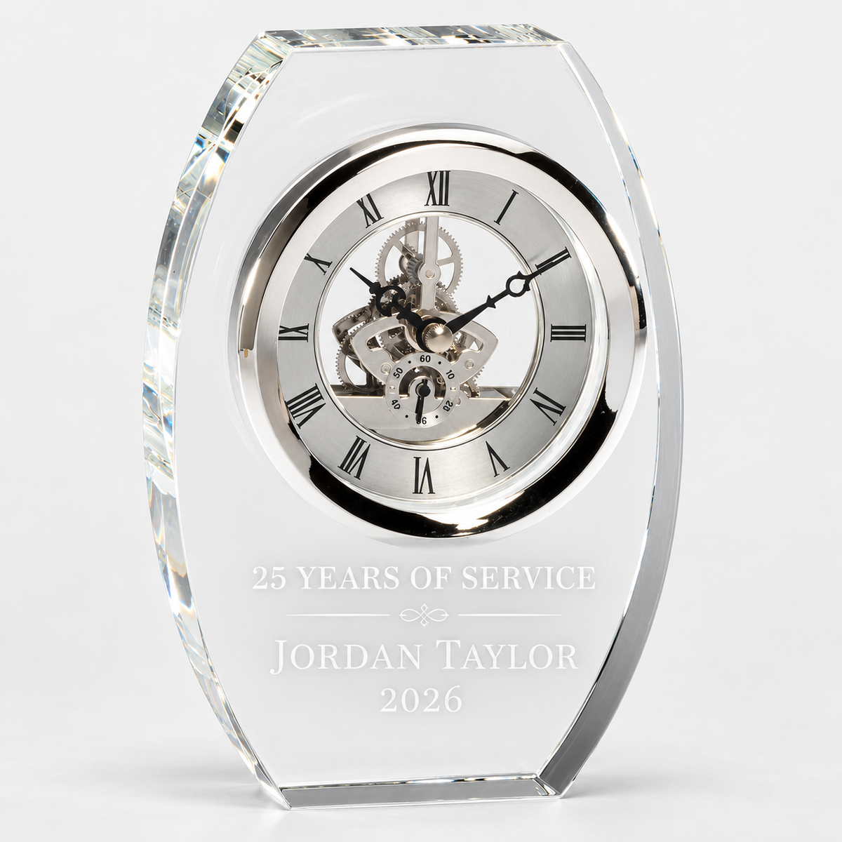 Corporate Crystal Clock