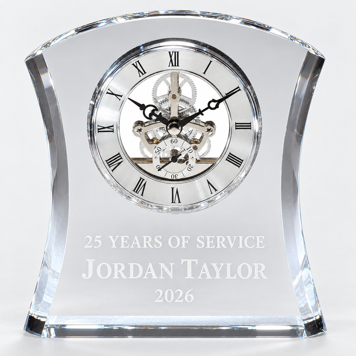 Corporate Crystal Clock