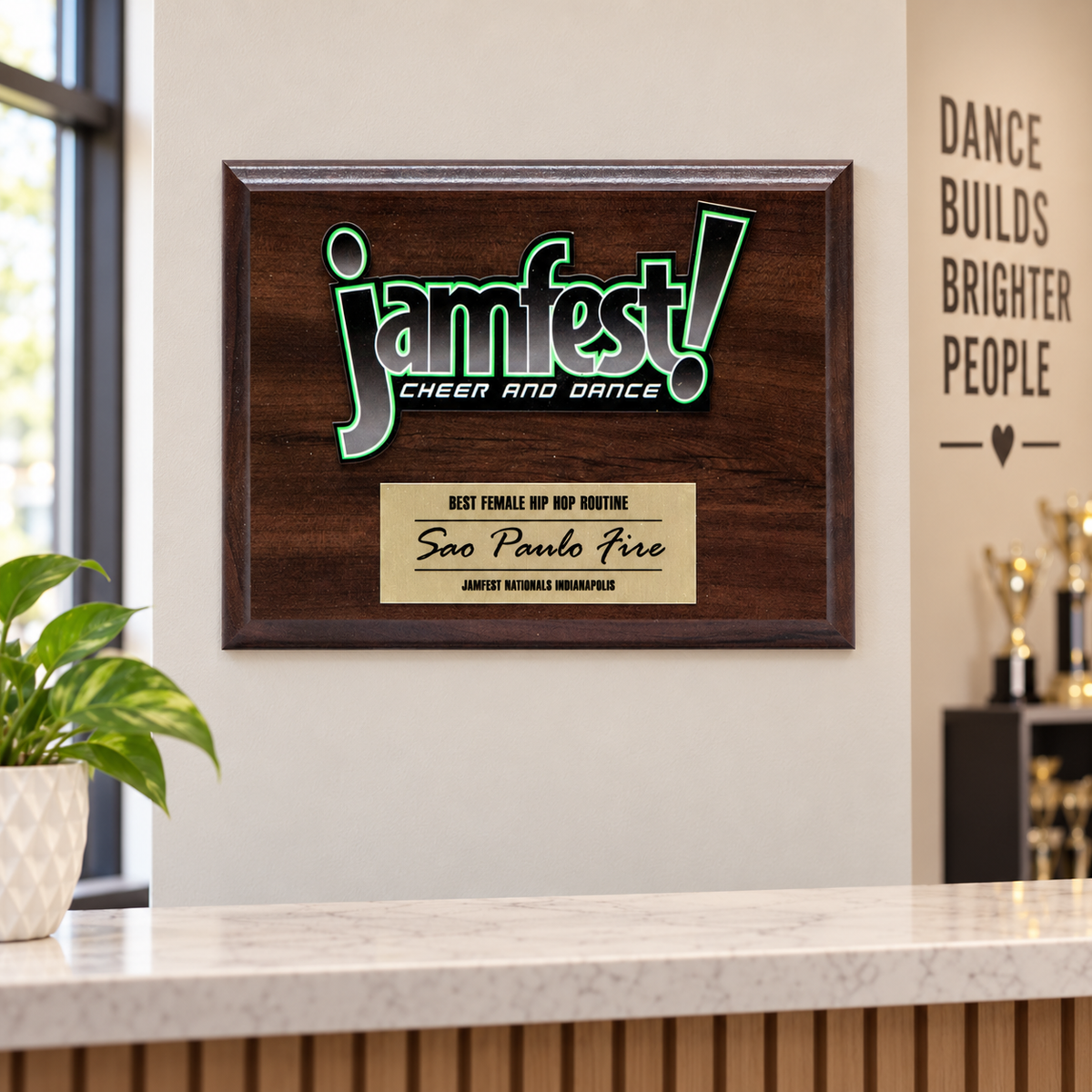 Custom Color Cut-Out Plaque