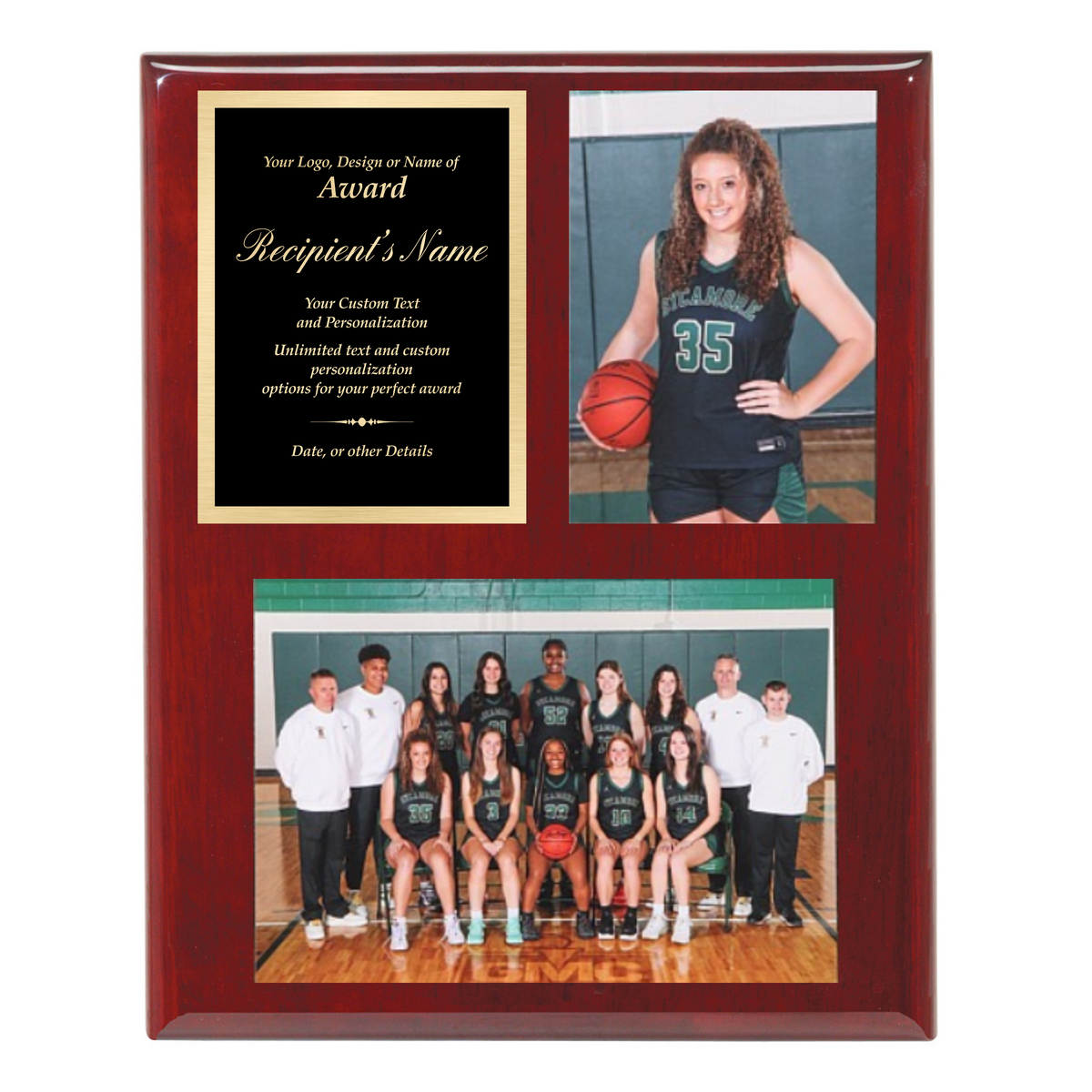 Double Photo Plaque