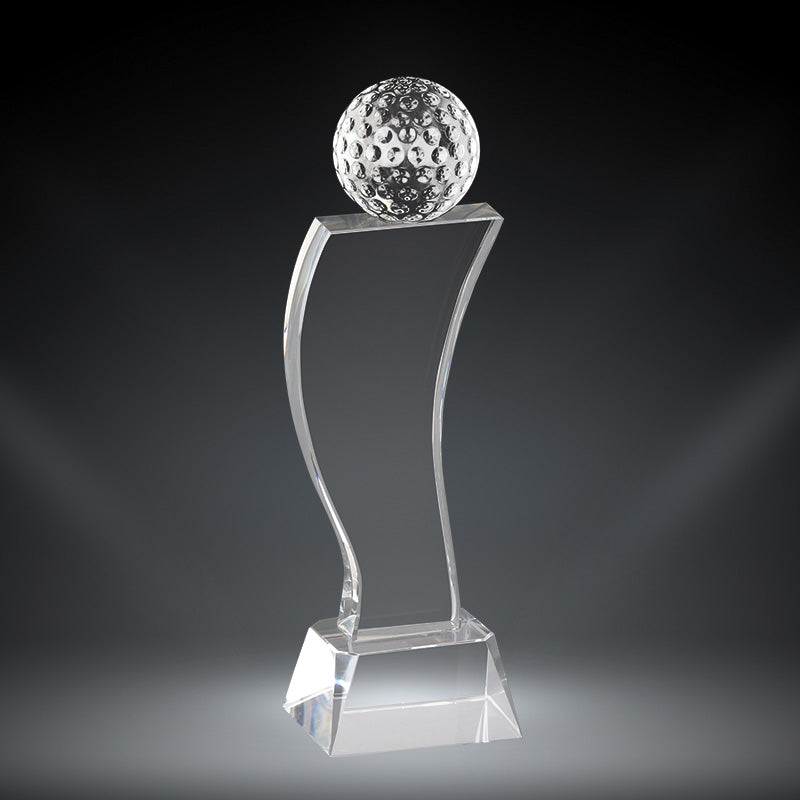 Crystal Golf Wave Tower Award