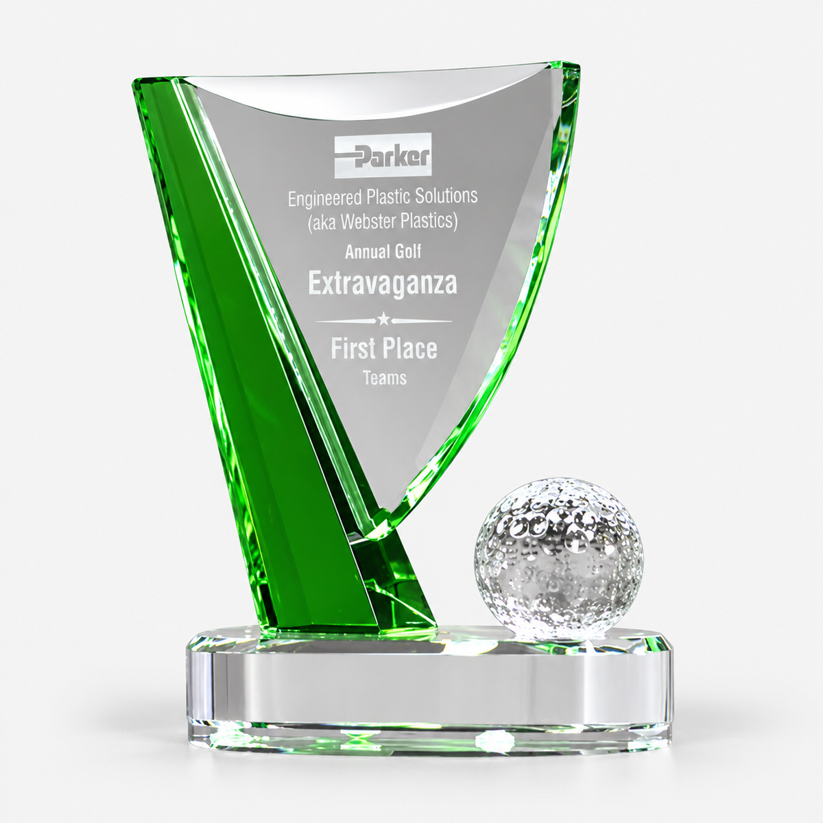 Crystal Golf Flag Award