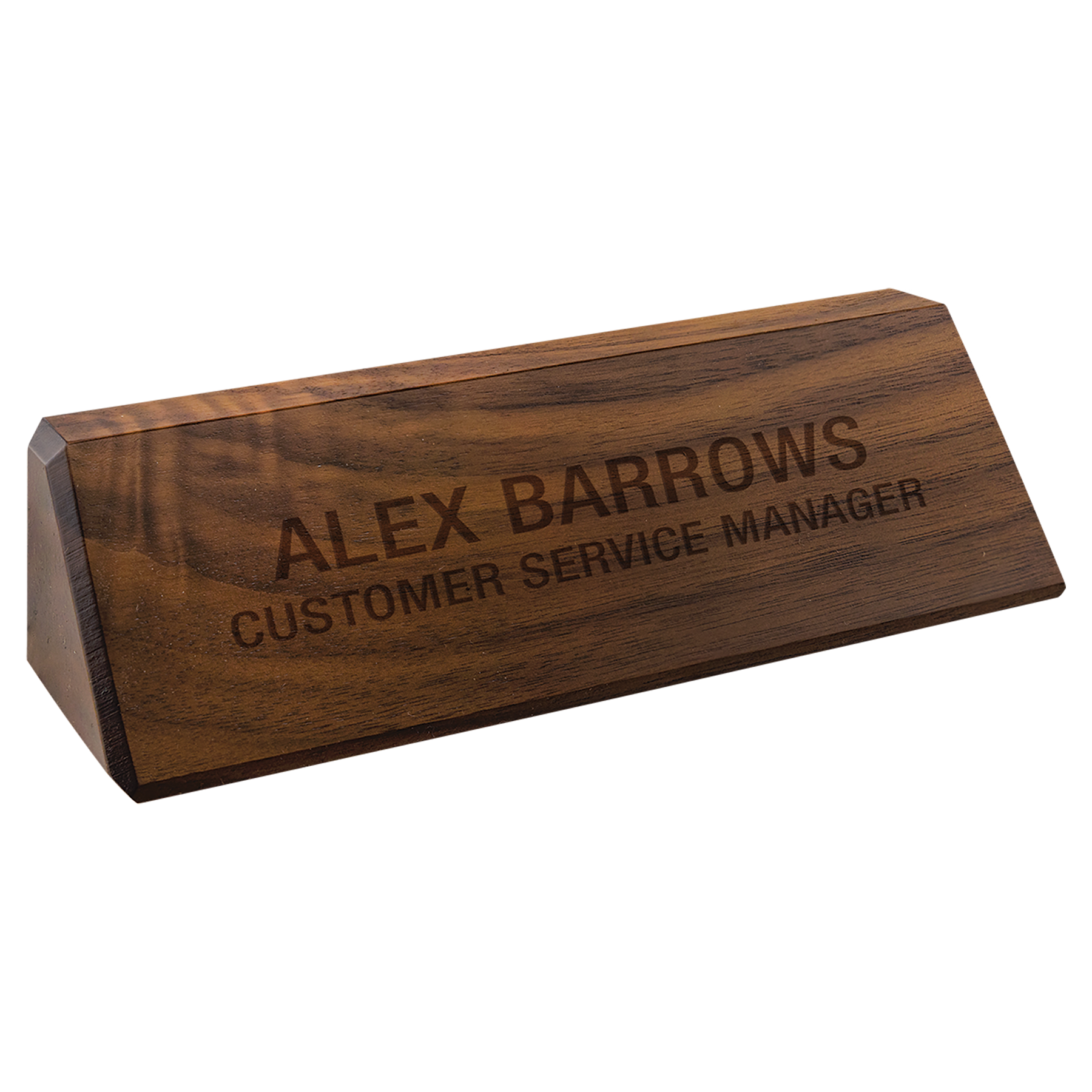 Walnut Desk Plate
