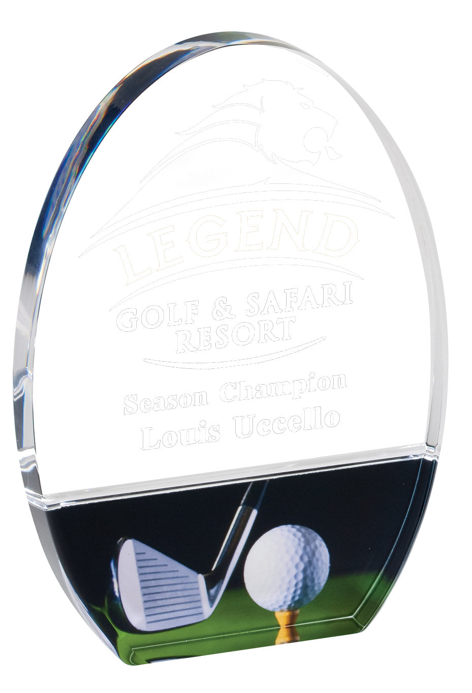 Golf Acrylic Award