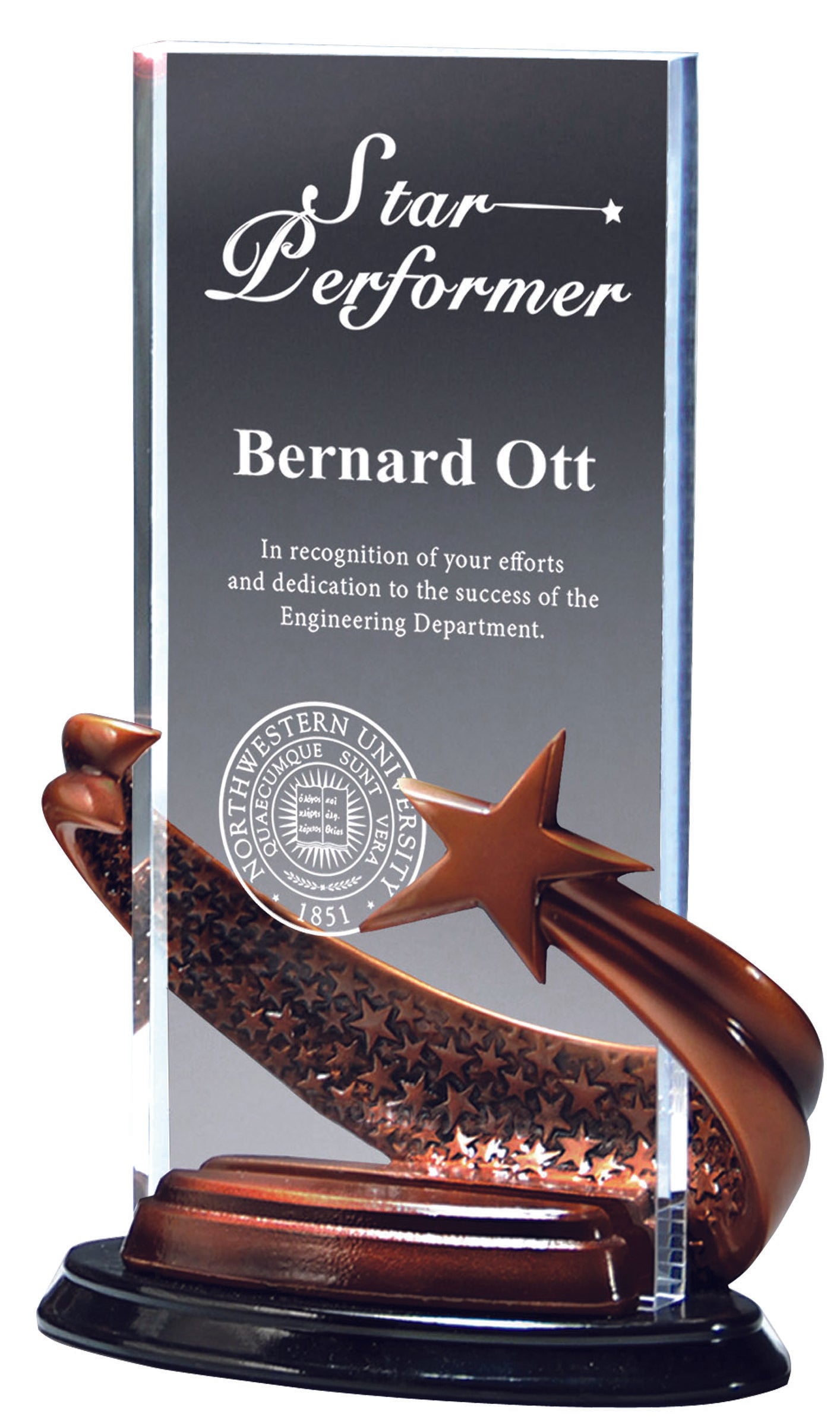 Bronze Acrylic Resin Star Award