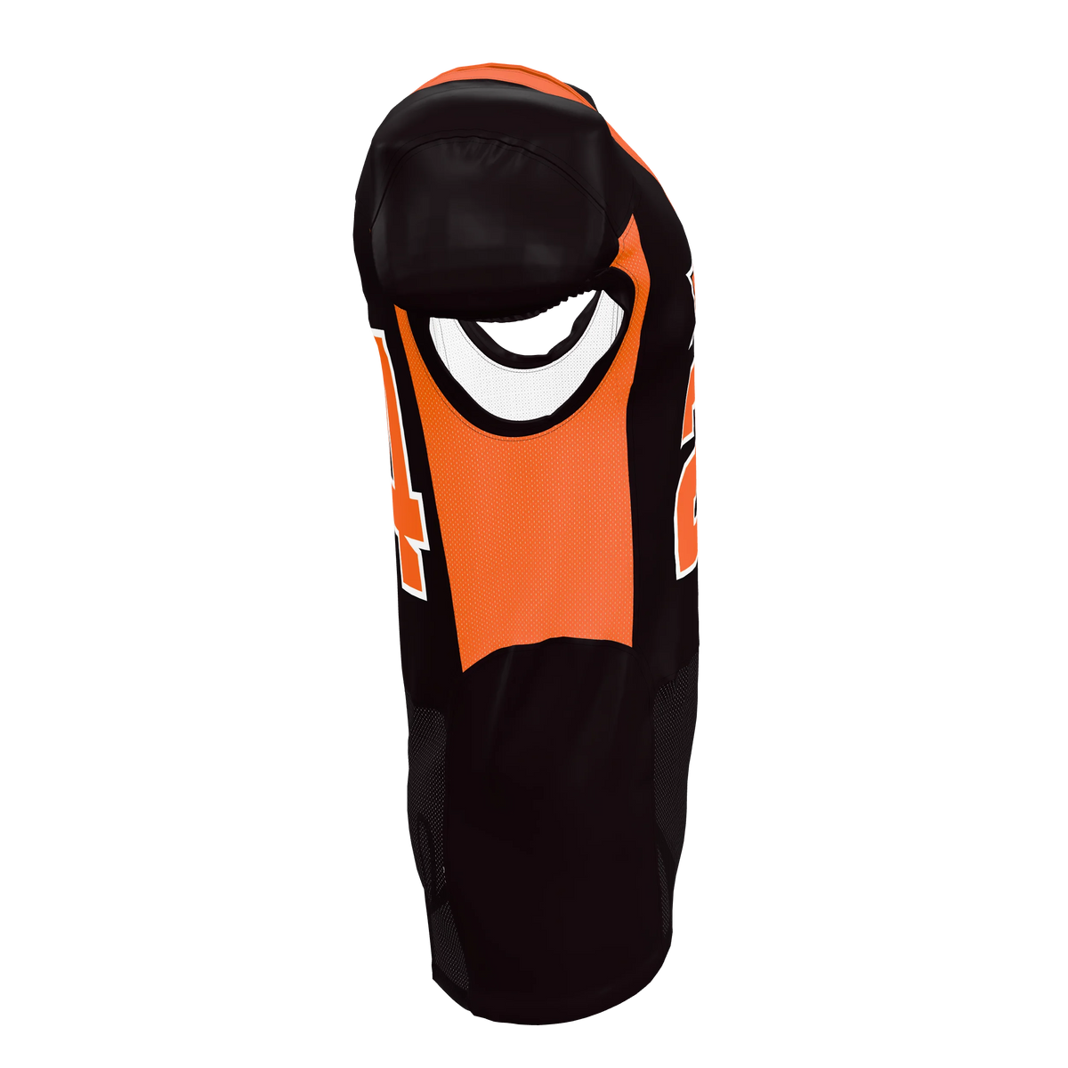 Custom Sublimated Men's & Youth Mesh-Insert Football Game Jersey — supplier view 7