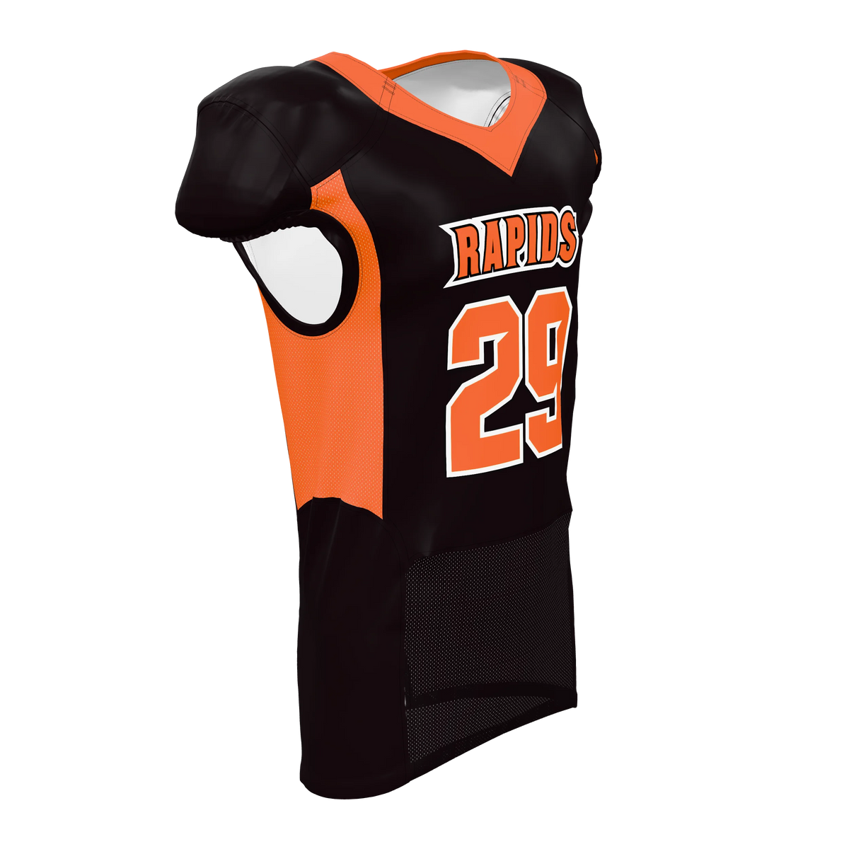 Custom Sublimated Men's & Youth Mesh-Insert Football Game Jersey — supplier view 8