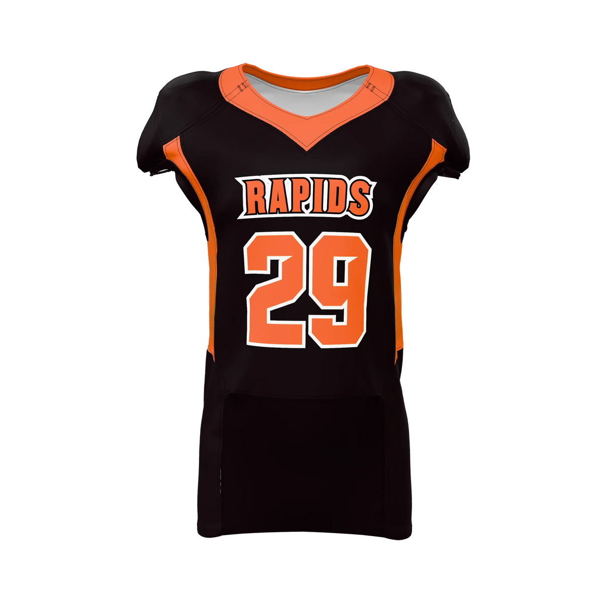 Custom Sublimated Men's & Youth Mesh-Insert Football Game Jersey — supplier view 9