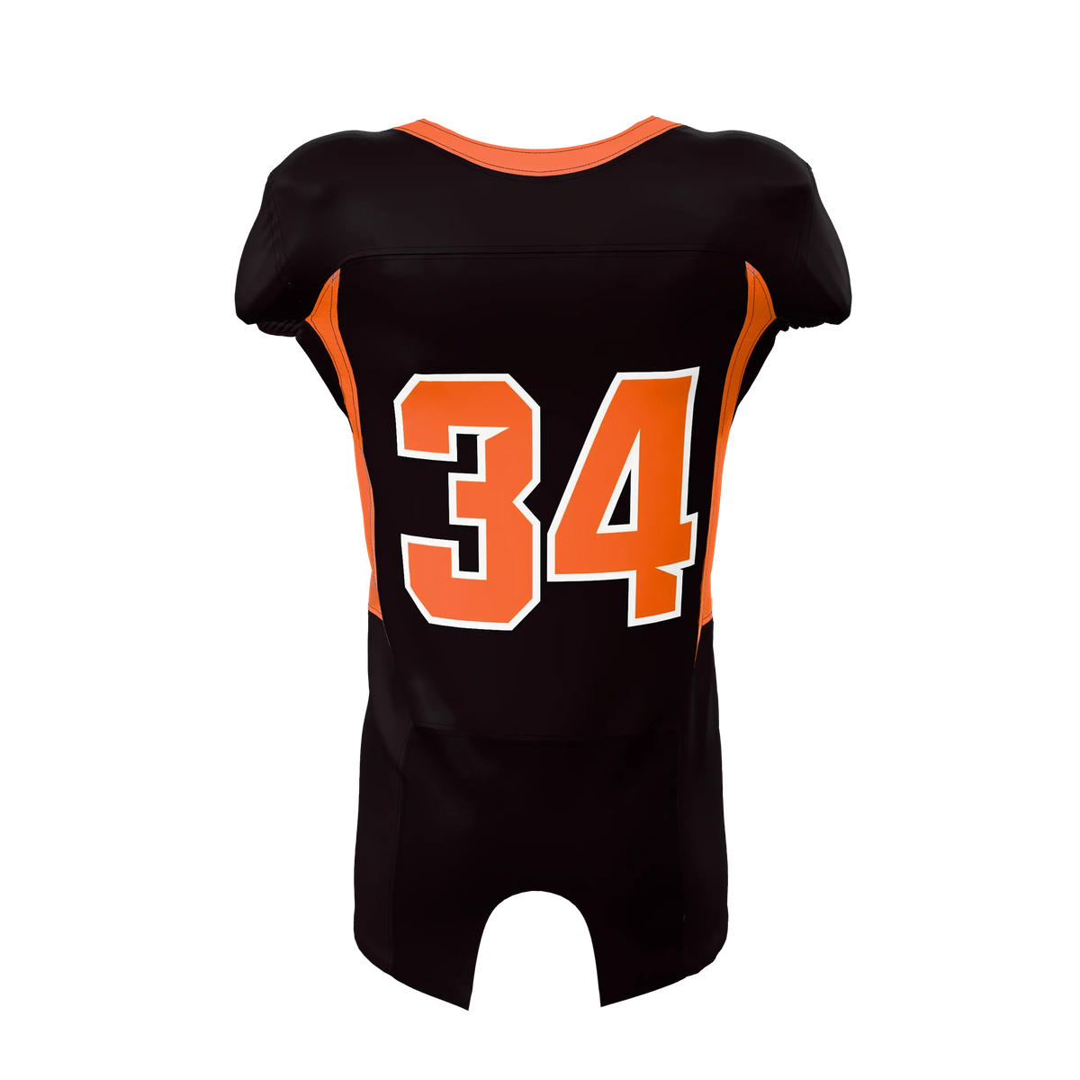 Custom Sublimated Men's & Youth Mesh-Insert Football Game Jersey — supplier view 10