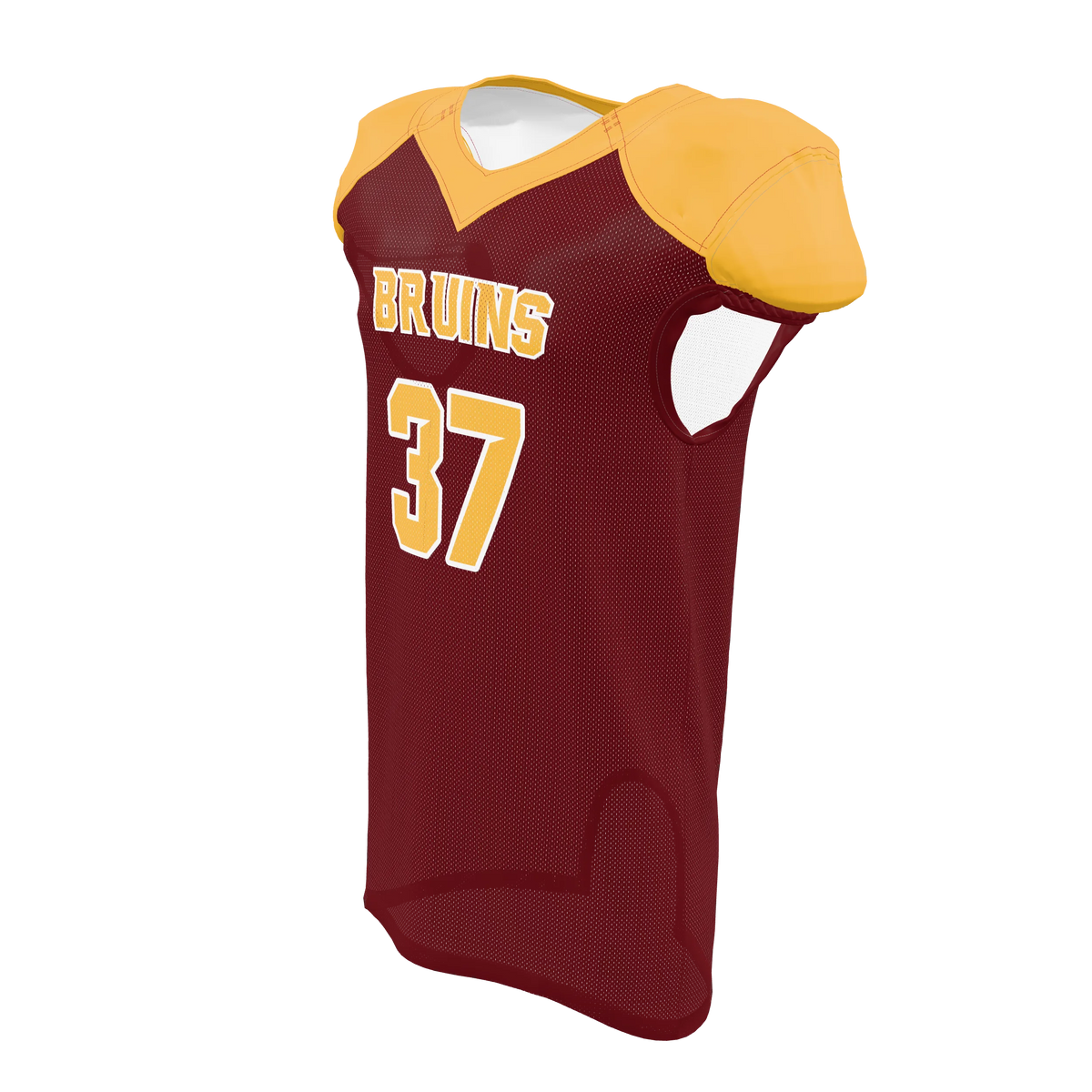 Custom Sublimated Men's & Youth Mesh Football Game Jersey — supplier view 2