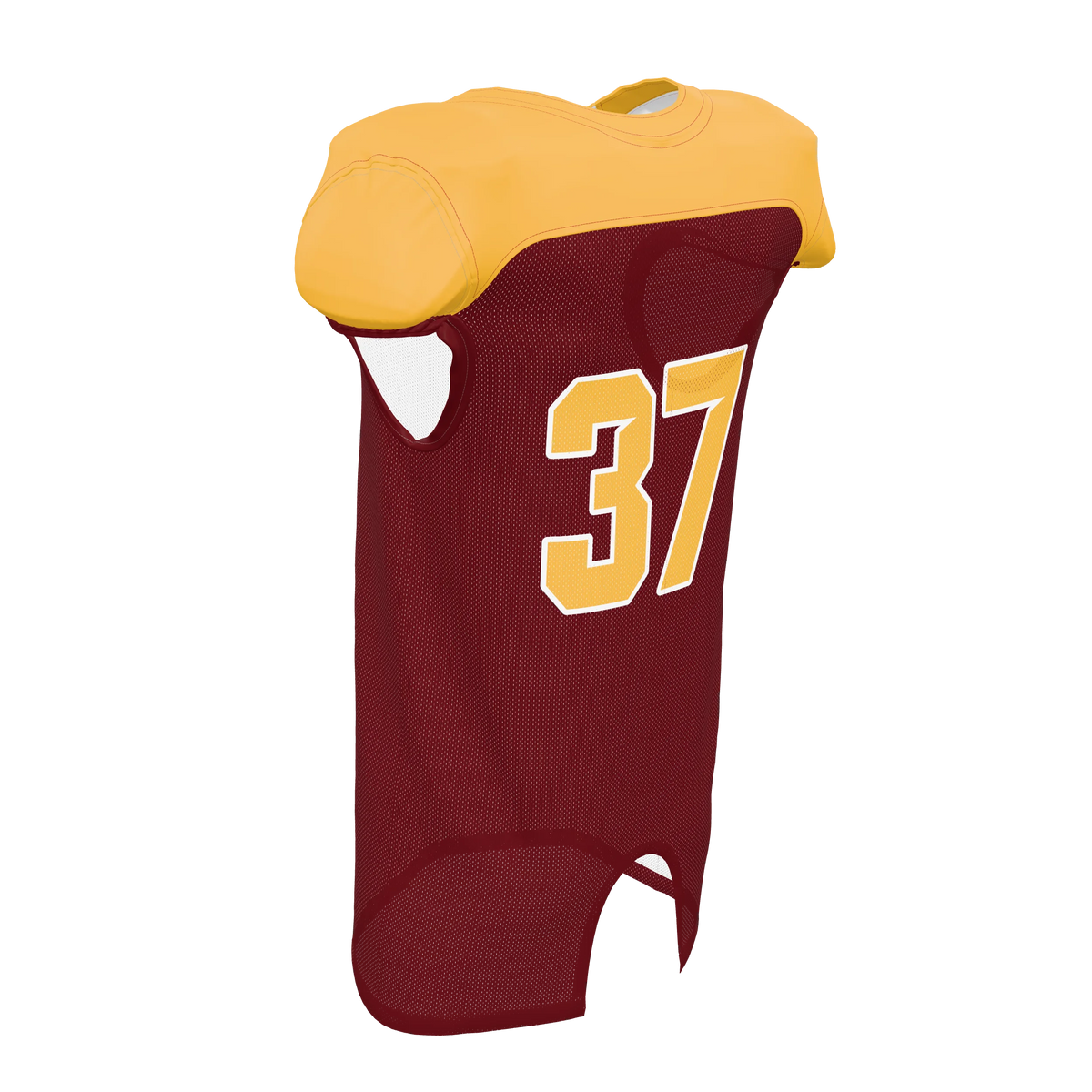 Custom Sublimated Men's & Youth Mesh Football Game Jersey — supplier view 5