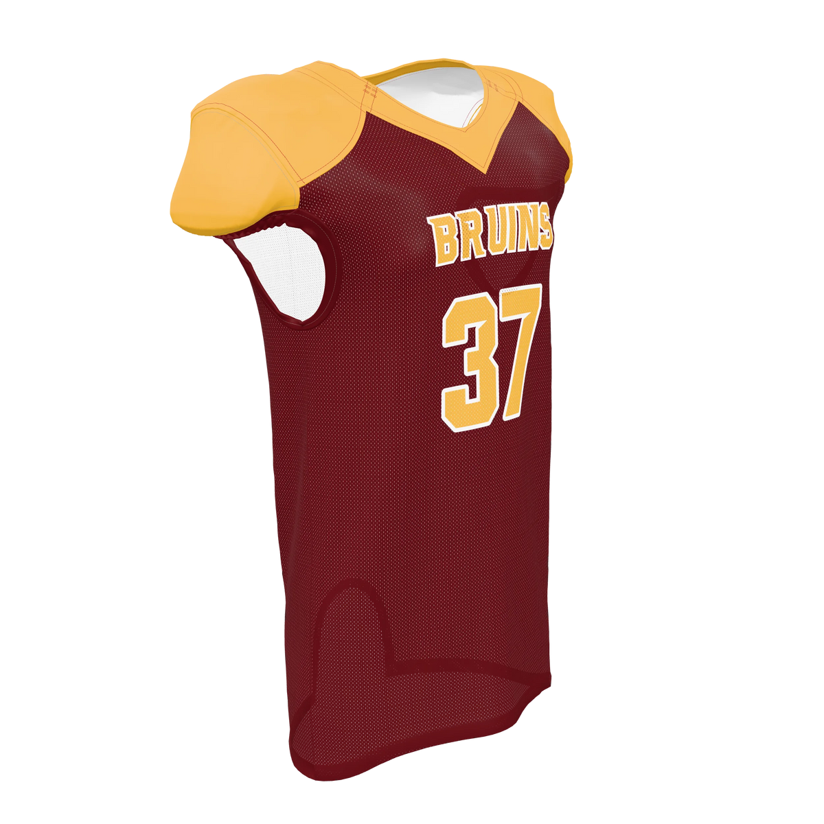 Custom Sublimated Men's & Youth Mesh Football Game Jersey — supplier view 8