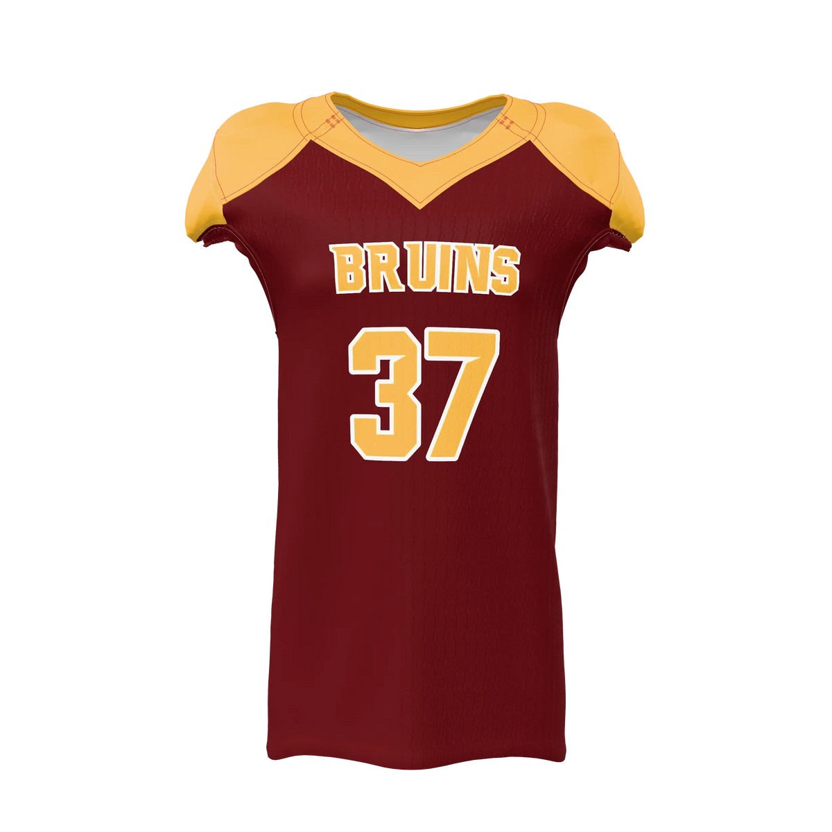 Custom Sublimated Men's & Youth Mesh Football Game Jersey — supplier view 9
