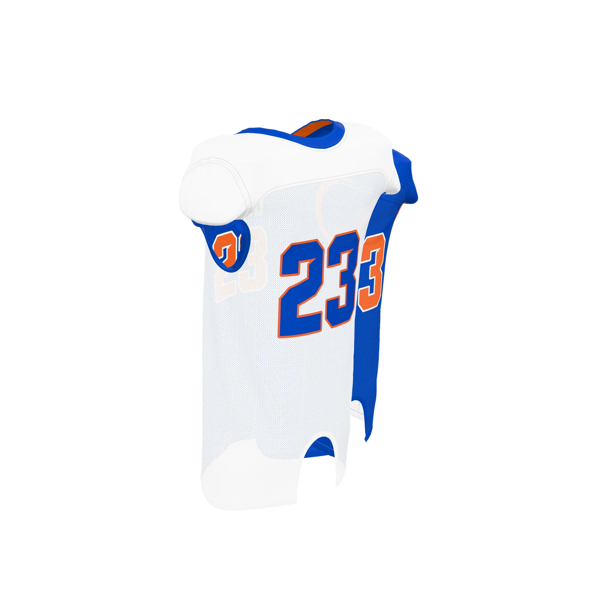 Custom Sublimated Men's & Youth Reversible Mesh Football Game Jersey — supplier view 5