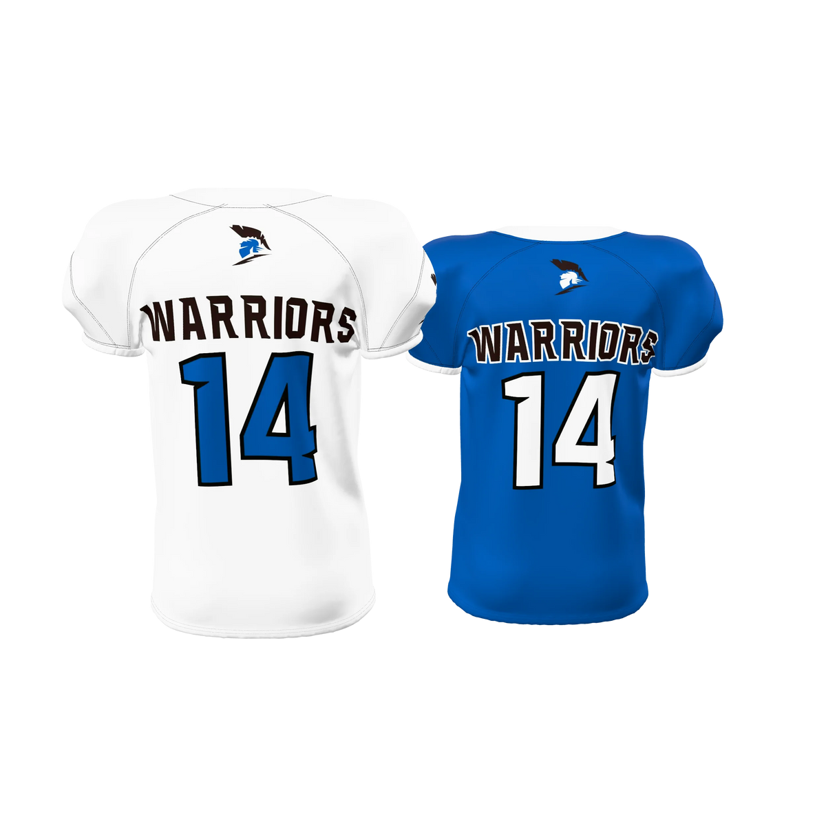 Custom Sublimated Men's & Youth Reversible V-Neck Football Jersey — supplier view 4