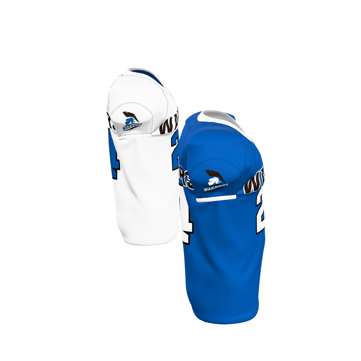 Custom Sublimated Men's & Youth Reversible V-Neck Football Jersey — supplier view 5