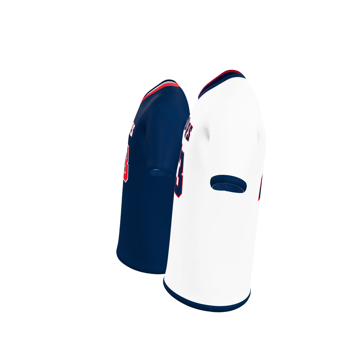 Custom Sublimated Men's & Youth Single-Ply Reversible Football Fan Jersey — supplier view 3