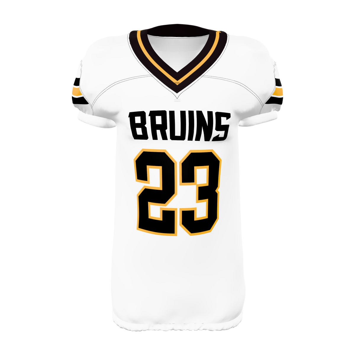 Custom Sublimated Men's & Youth Elastic-Bottom Football Game Jersey — supplier view 1