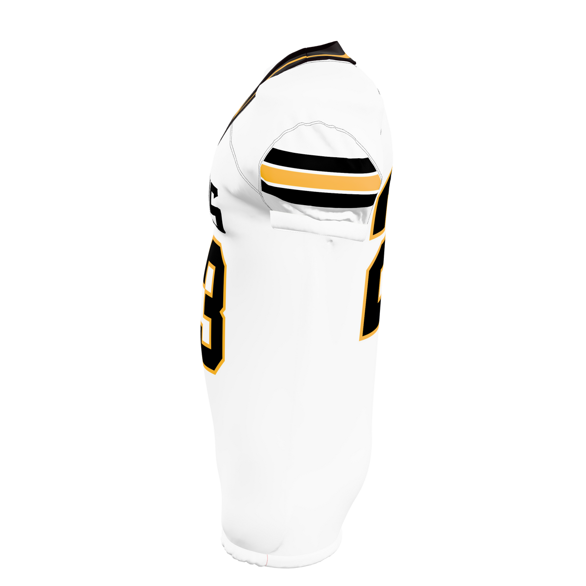 Custom Sublimated Men's & Youth Elastic-Bottom Football Game Jersey — supplier view 3