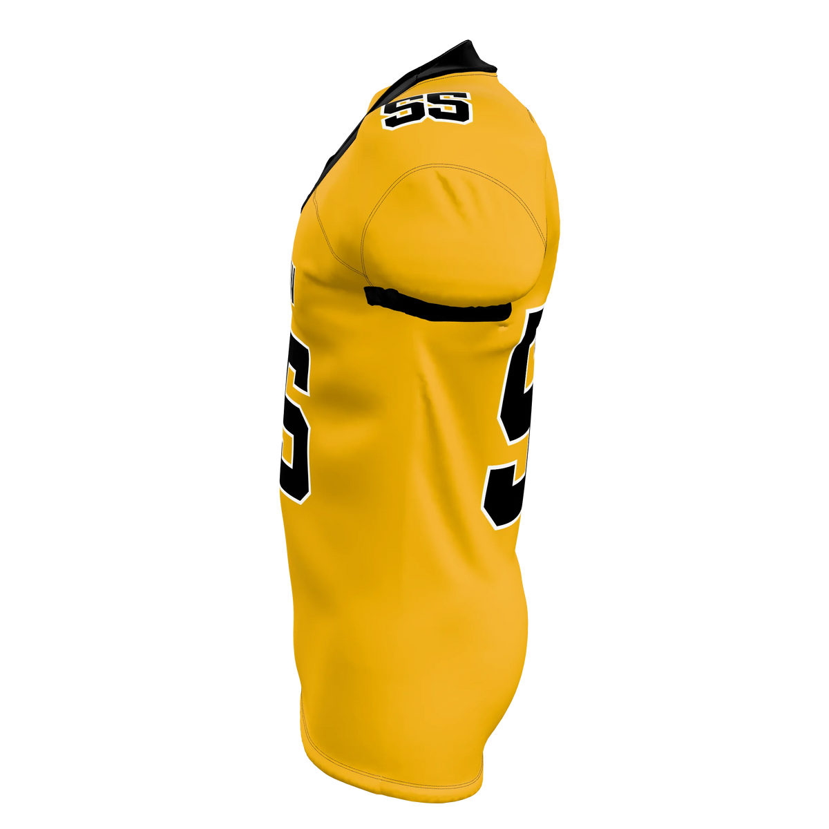 Custom Sublimated Men's & Youth Straight-Bottom Football Game Jersey — supplier view 3