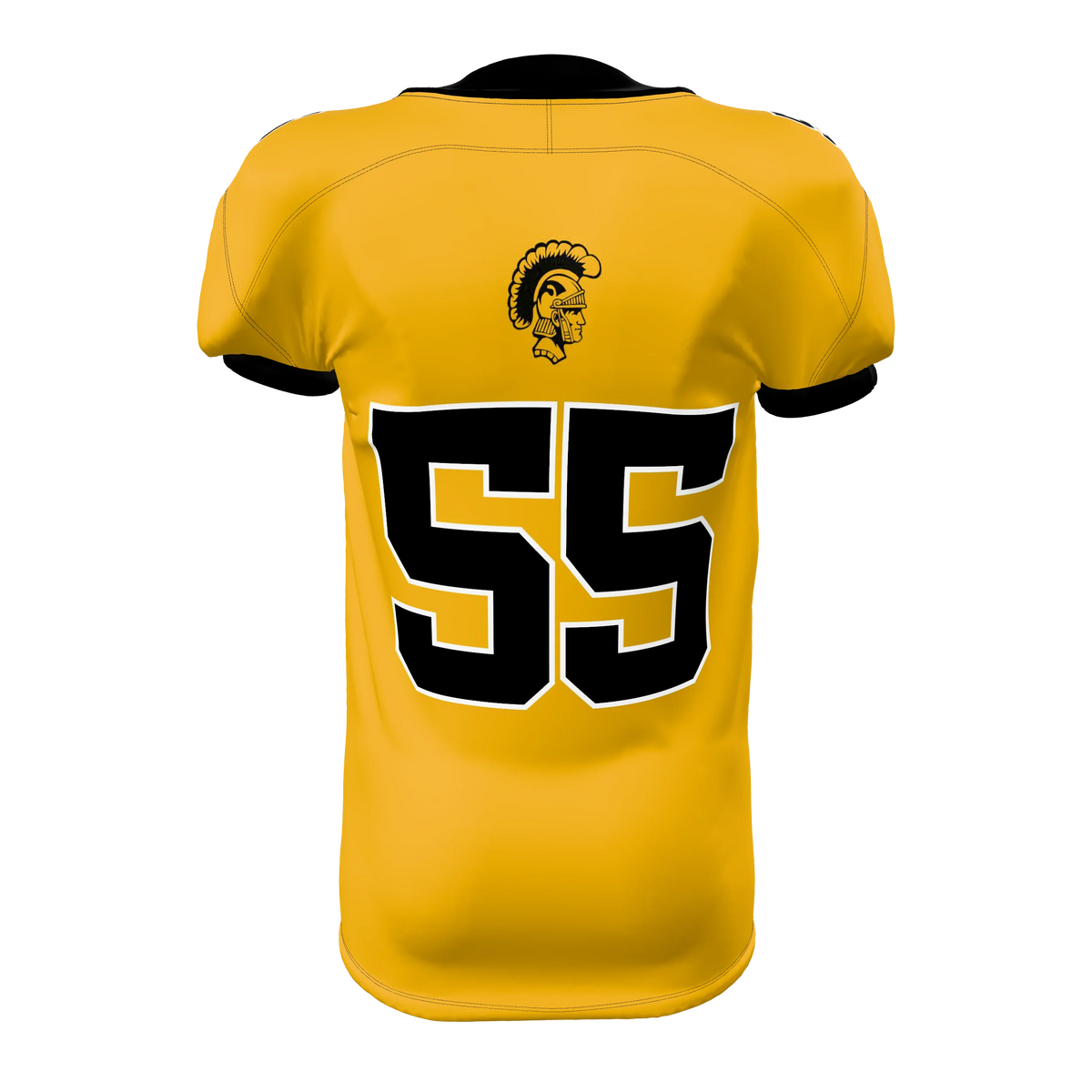 Custom Sublimated Men's & Youth Straight-Bottom Football Game Jersey — supplier view 4