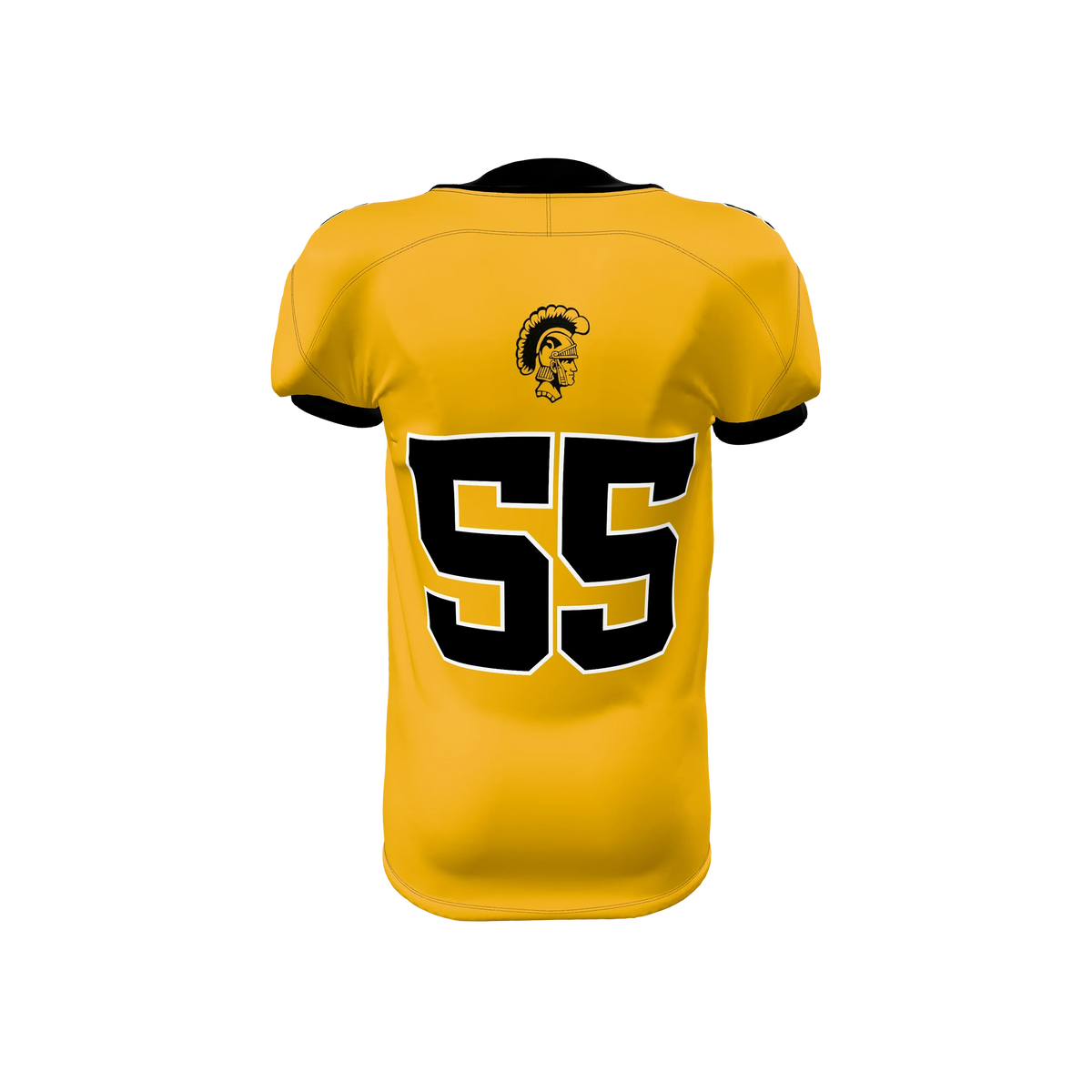 Custom Sublimated Men's & Youth Straight-Bottom Football Game Jersey — supplier view 7