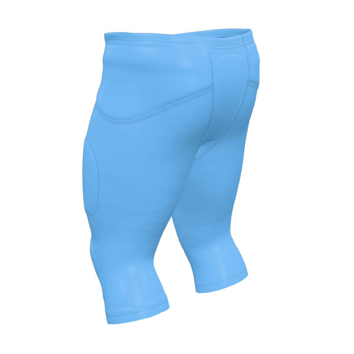 Custom Sublimated Men's & Youth Integrated Belt Football Pants — supplier view 5
