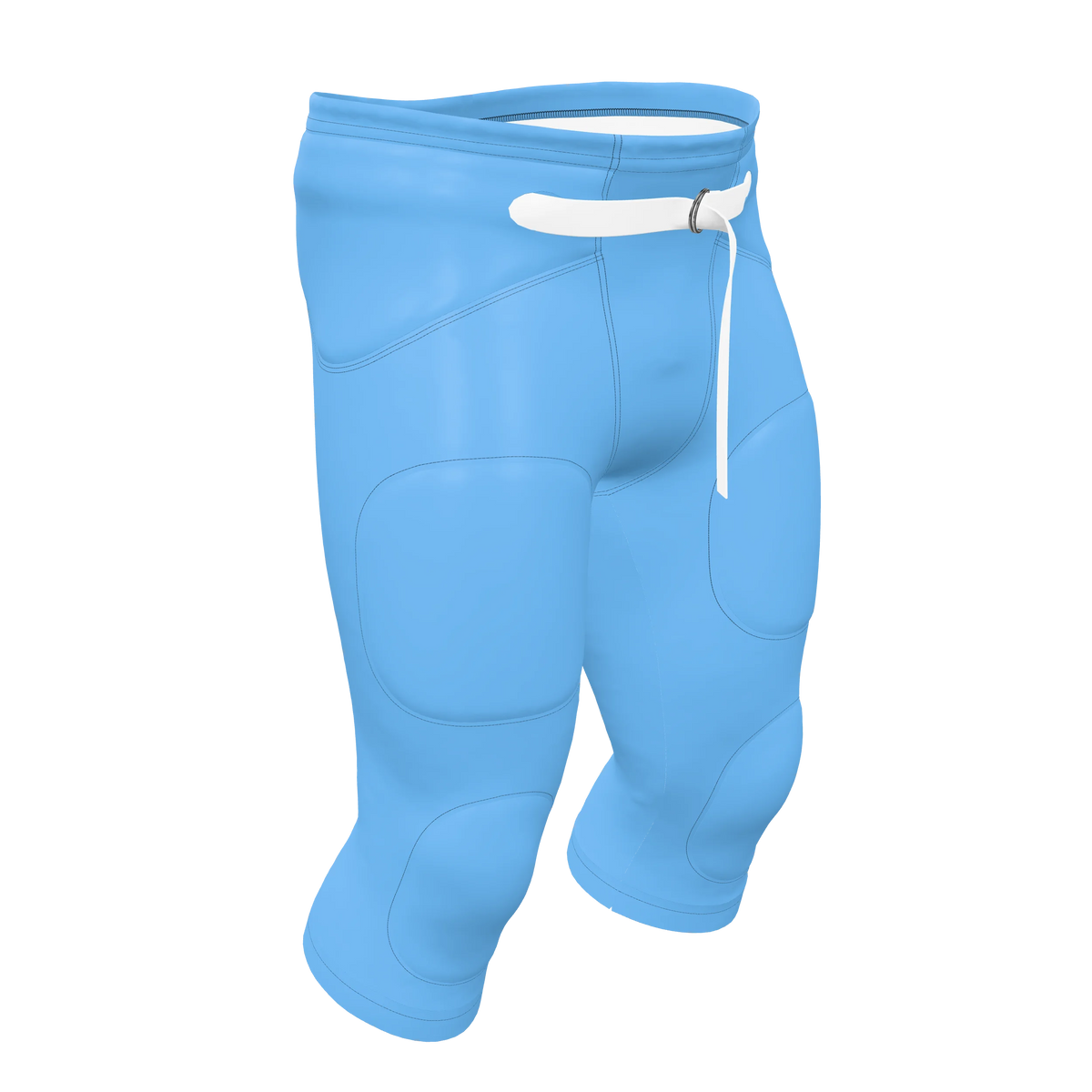 Custom Sublimated Men's & Youth Integrated Belt Football Pants — supplier view 8