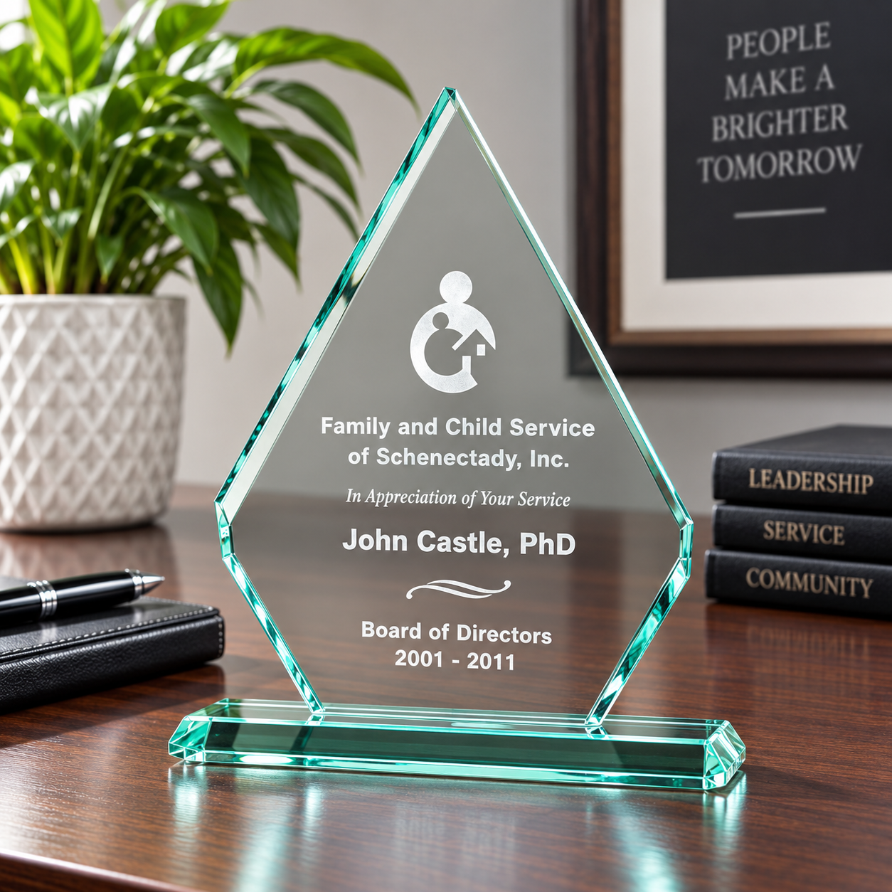 Diamond Jade Glass Award