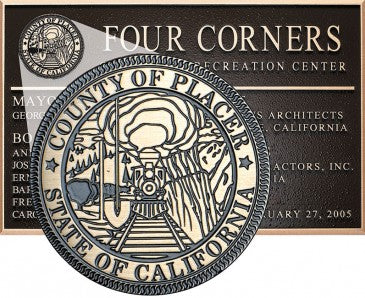 Traditional Bronze and Aluminum Plaques