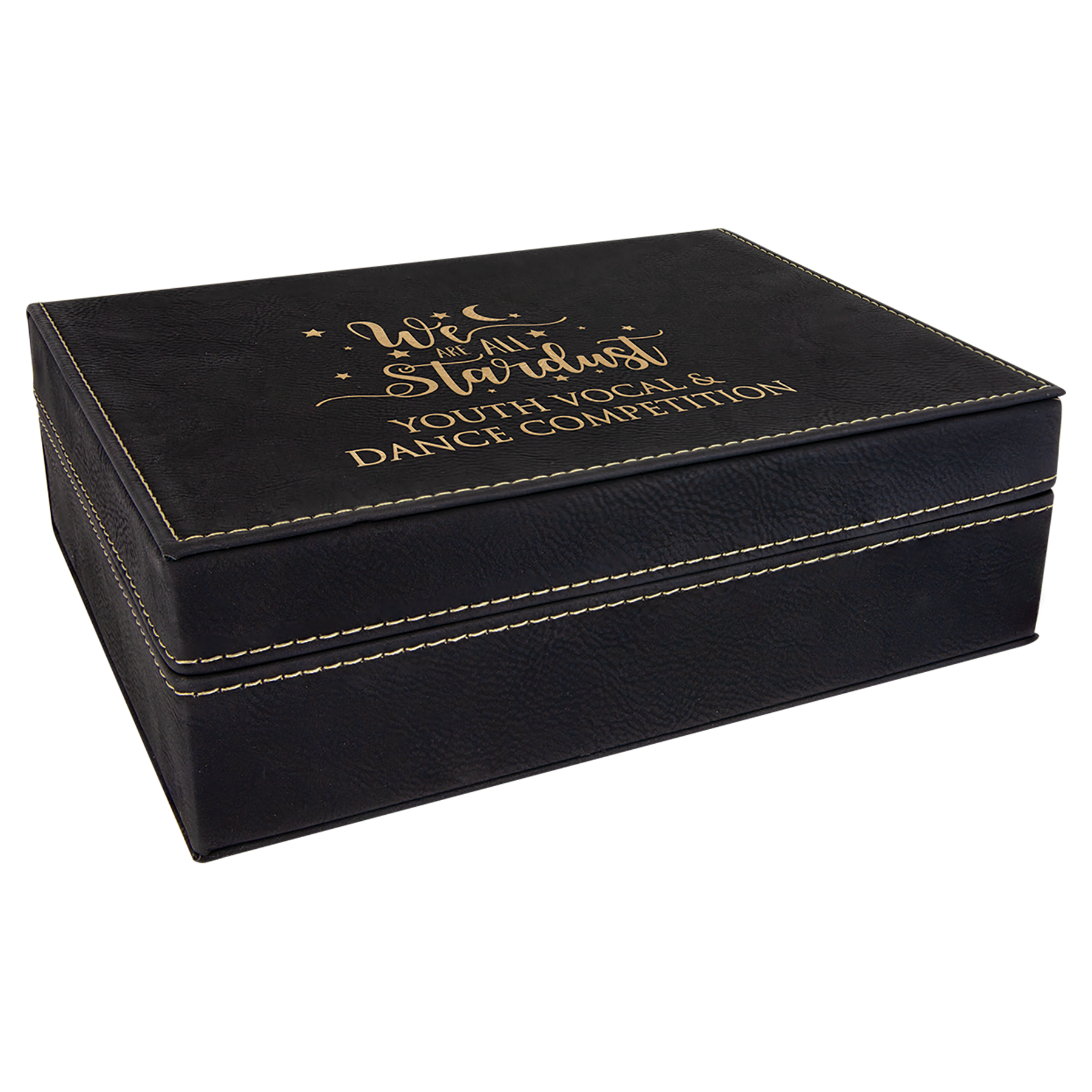 Personalized Leatherette Hinged Gift Box