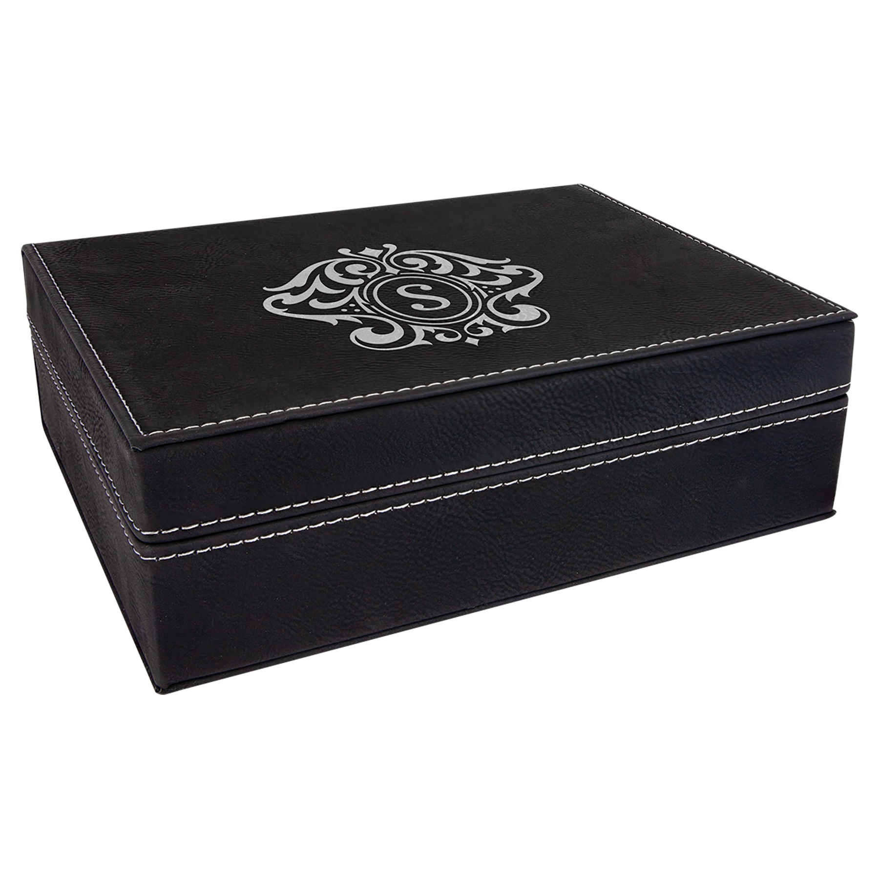 Personalized Leatherette Hinged Gift Box