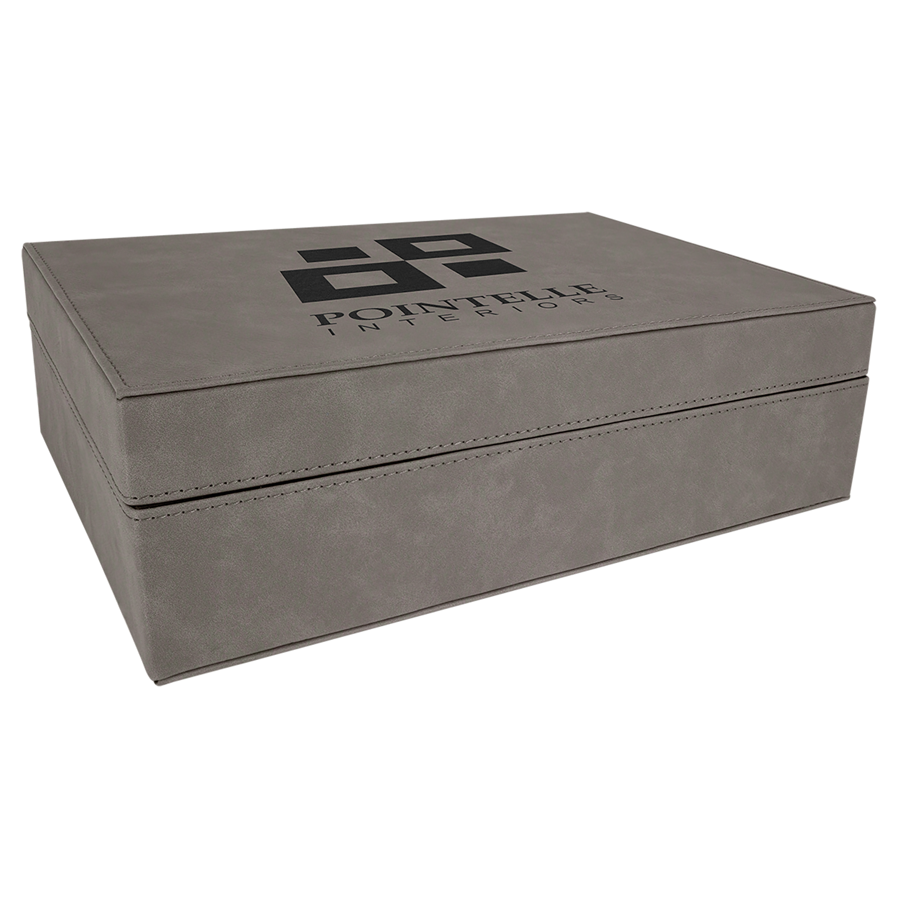 Personalized Leatherette Hinged Gift Box