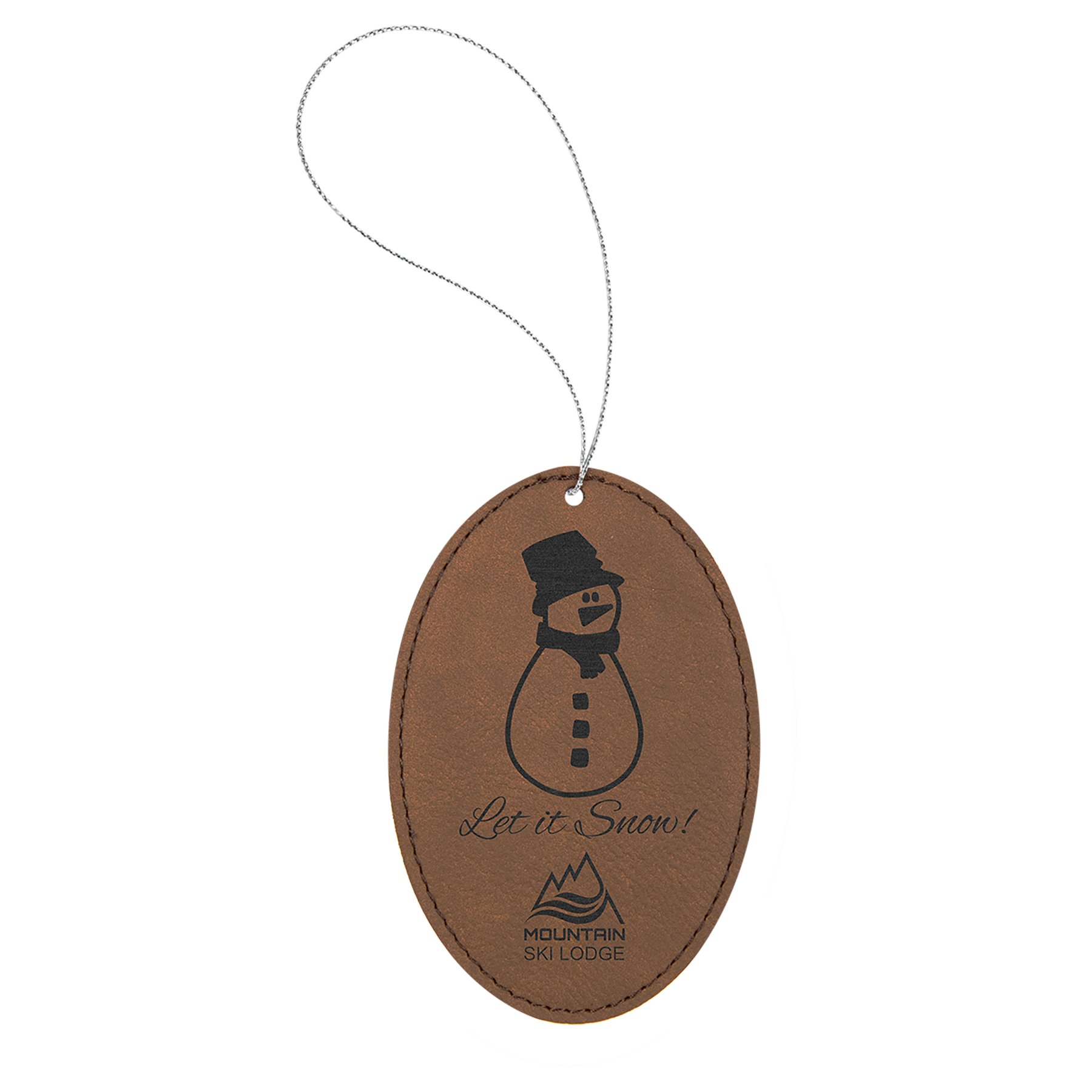 Laserable Leatherette Ornaments