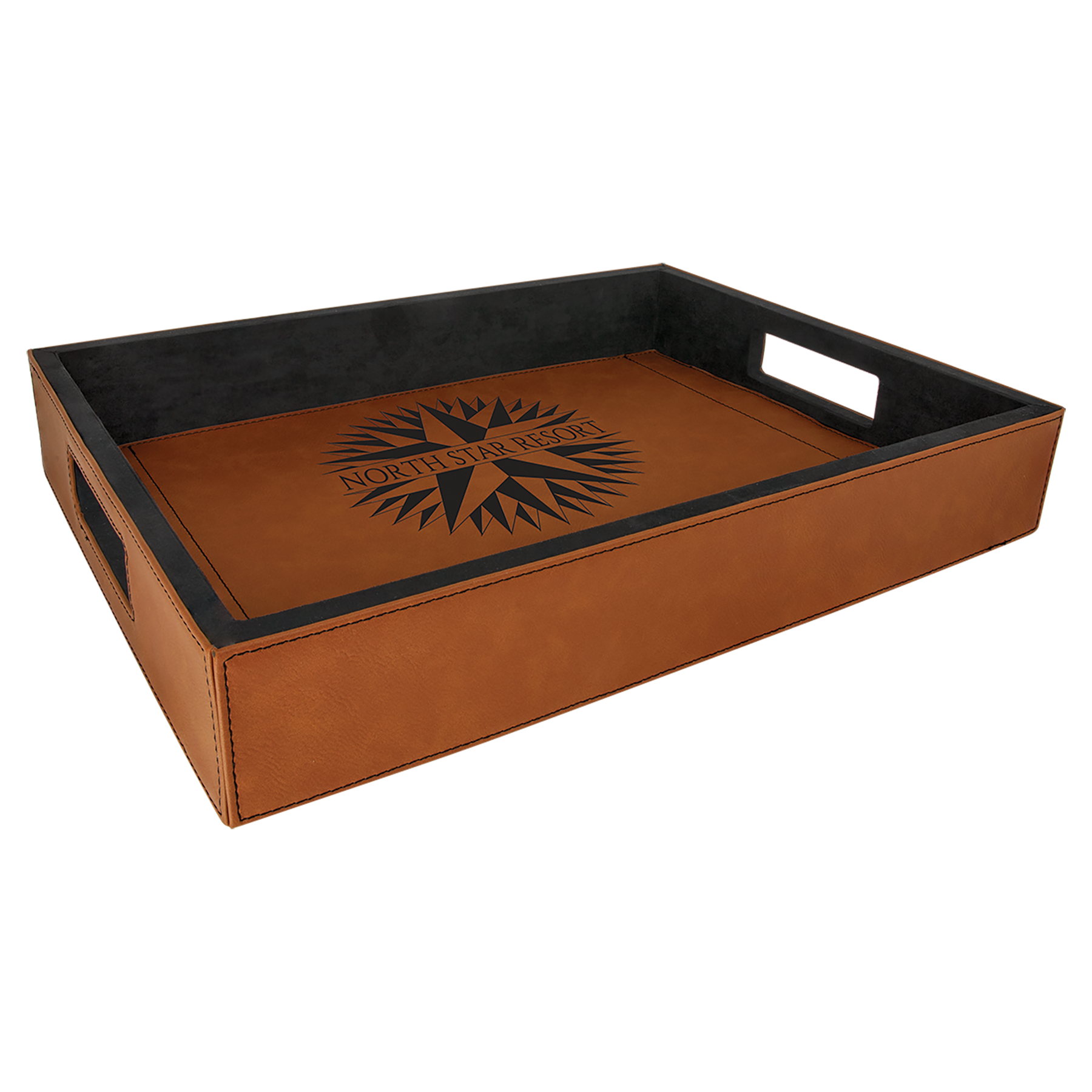Leatherette Serving Tray