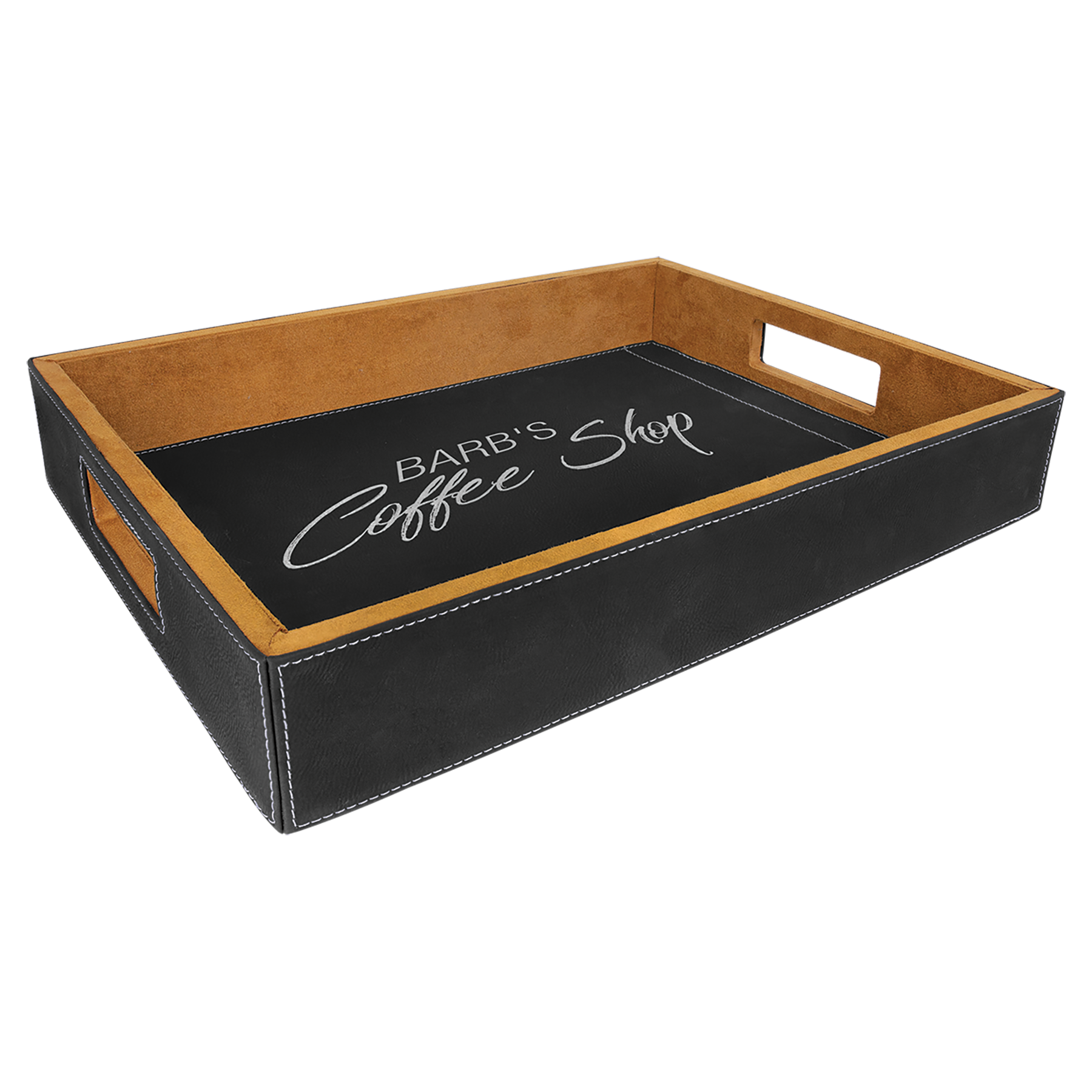 Leatherette Serving Tray