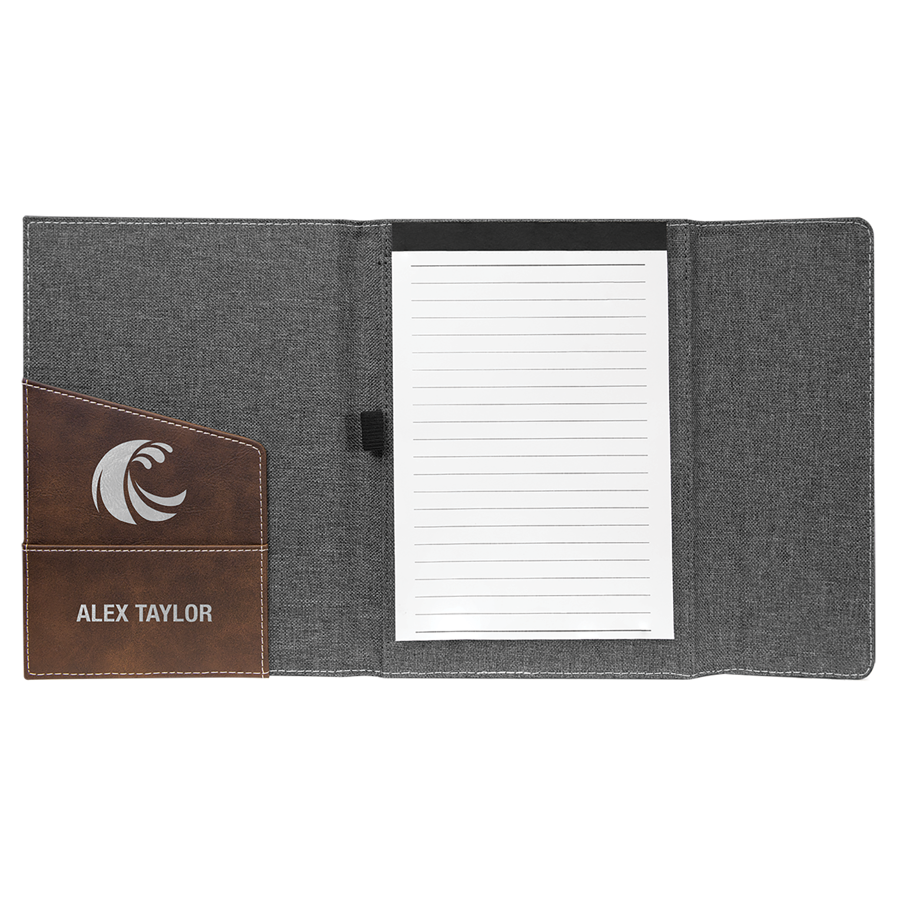 Laserable Leatherette Canvas Portfolios