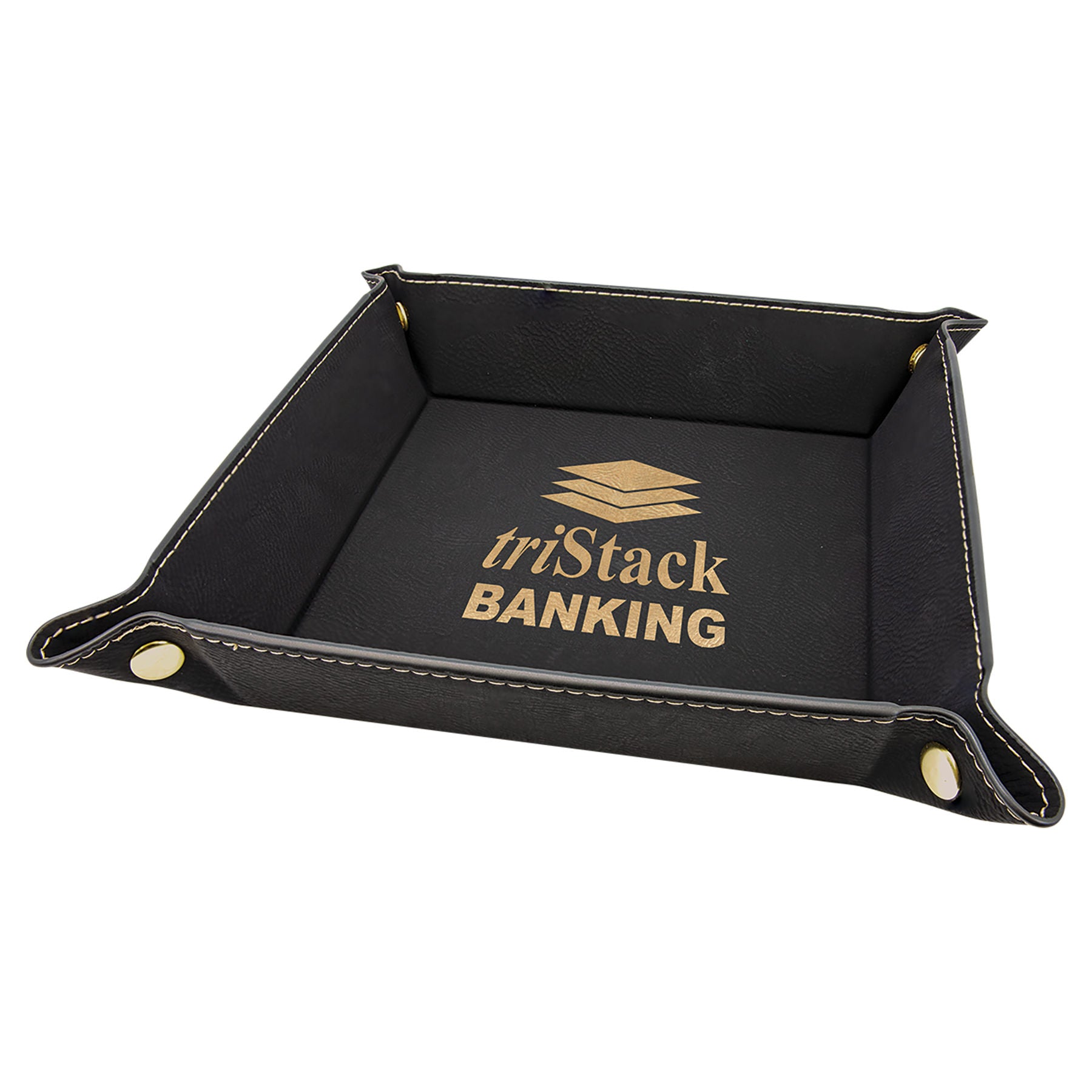 Leatherette Folding Trays