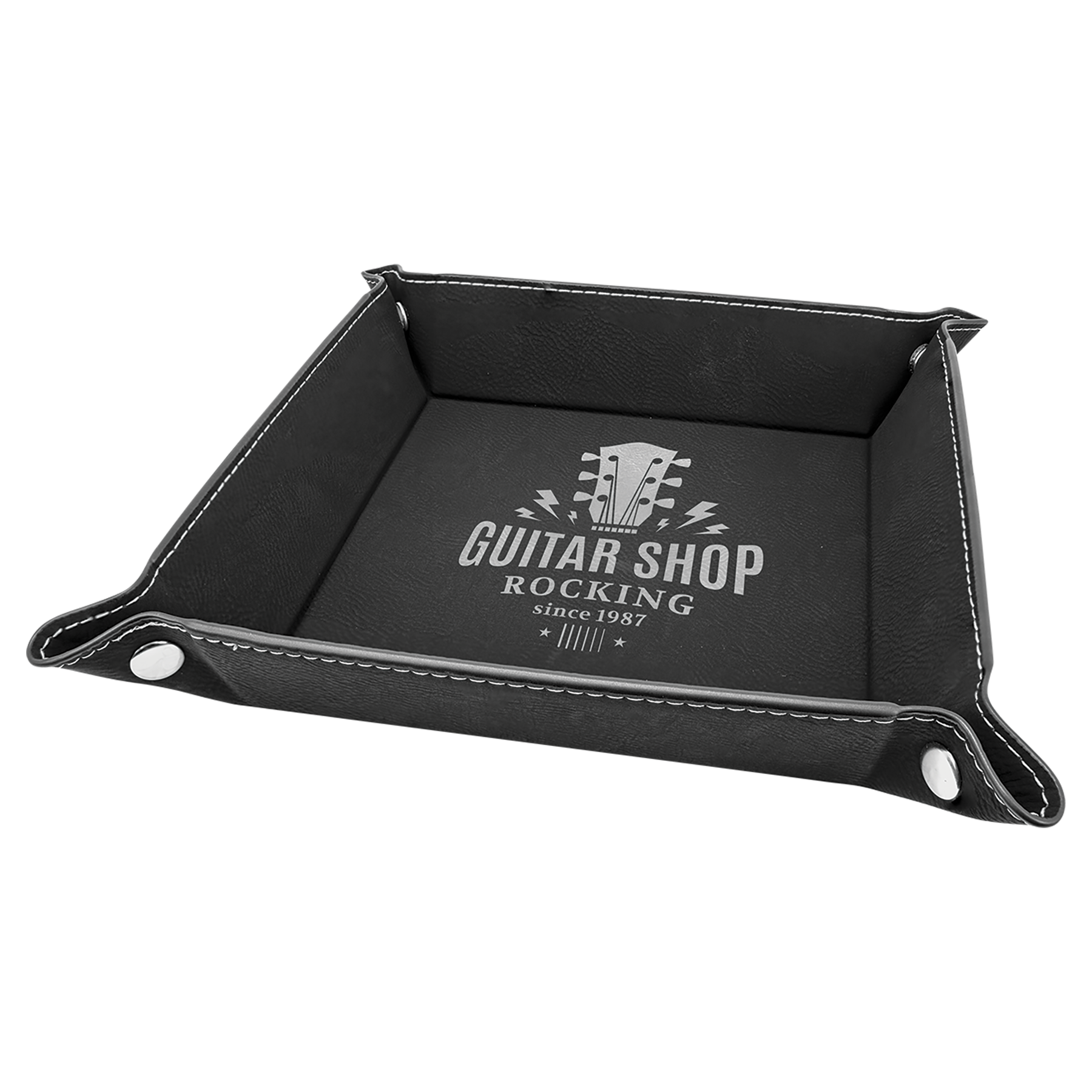 Leatherette Folding Trays