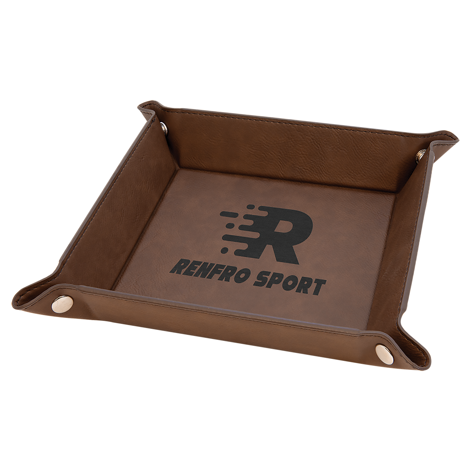 Leatherette Folding Trays