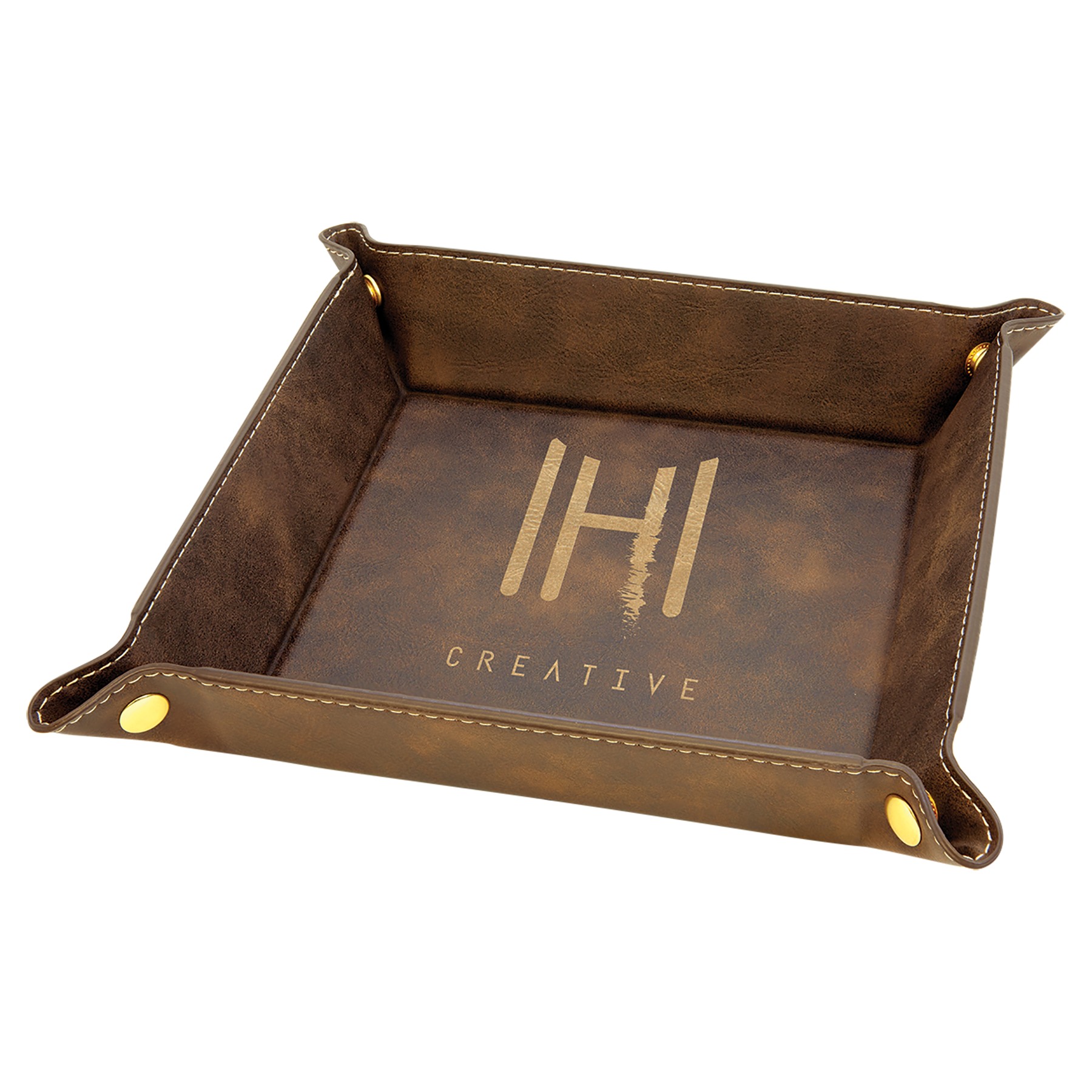 Leatherette Folding Trays