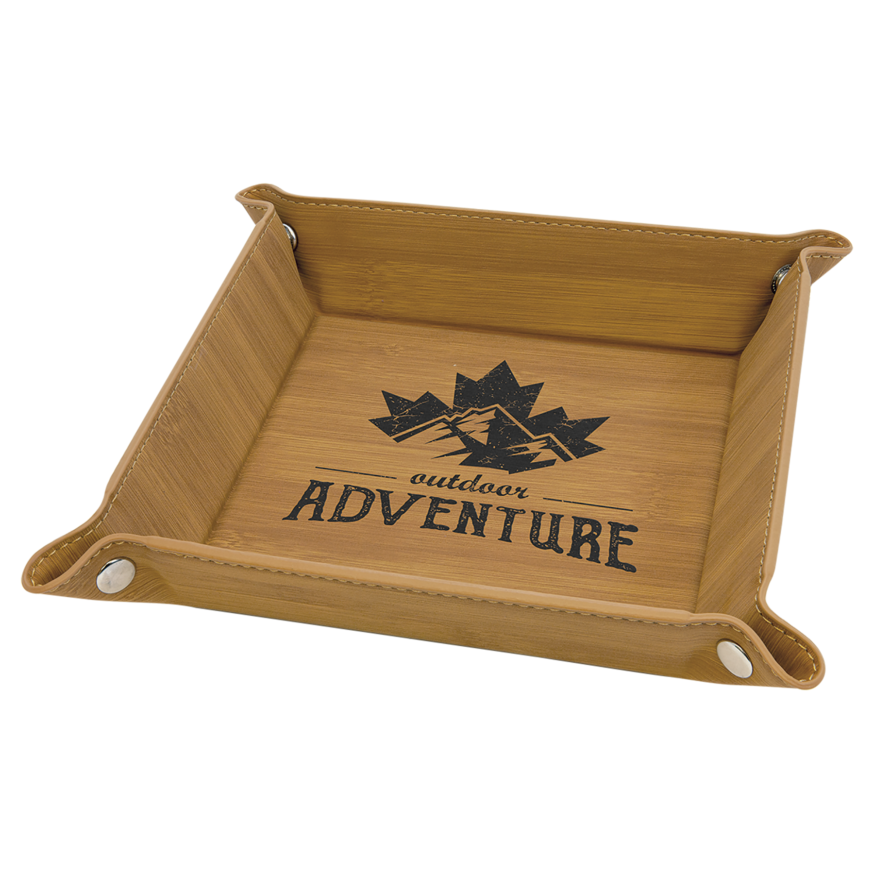Leatherette Folding Trays
