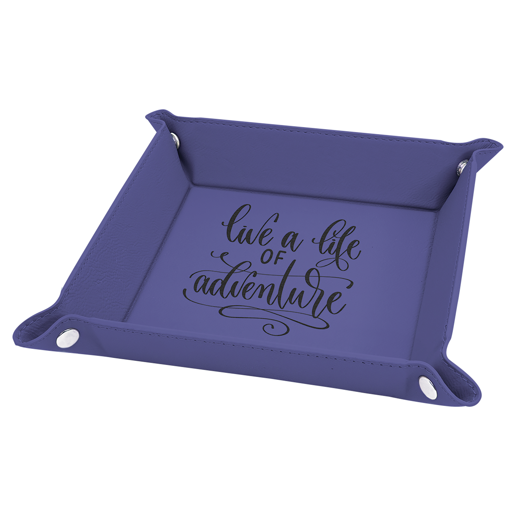 Leatherette Folding Trays