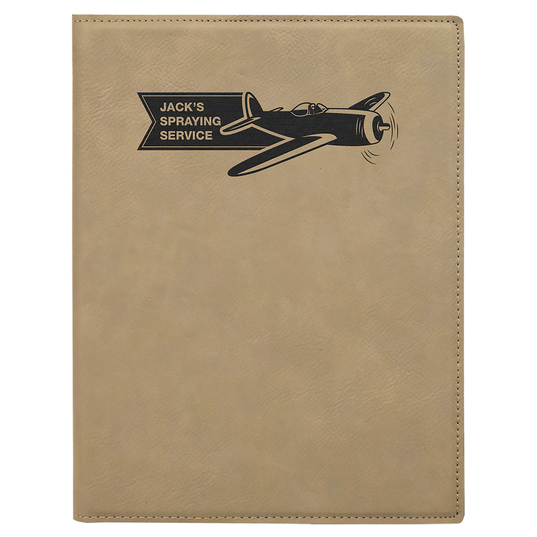 Laserable Leatherette Portfolios