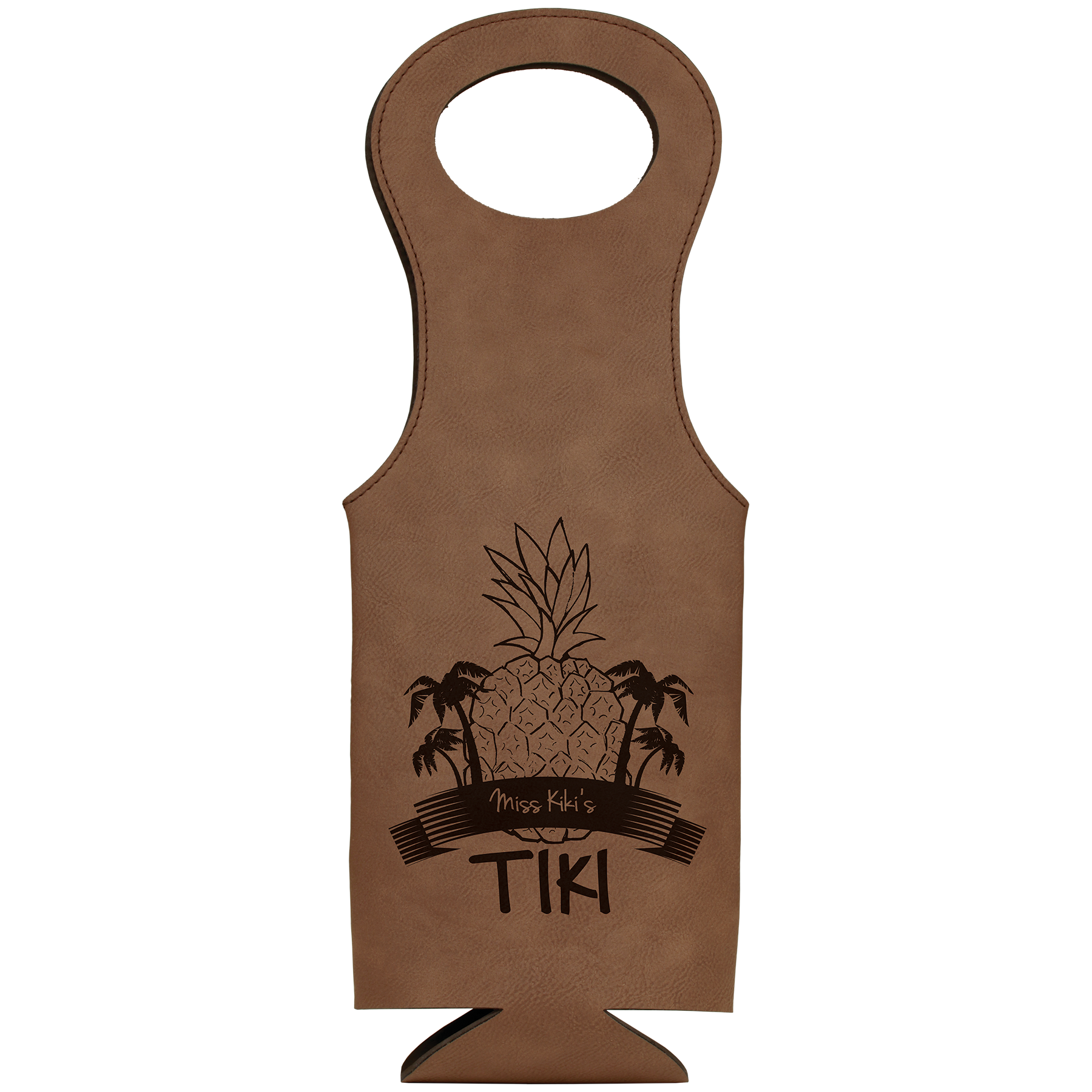 Leatherette Wine Bag