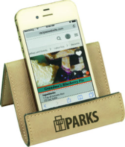 Laserable Leatherette Holder/Easels