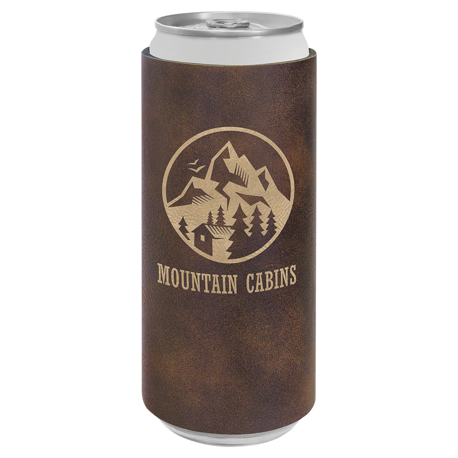 Leatherette Slim Beverage Holder
